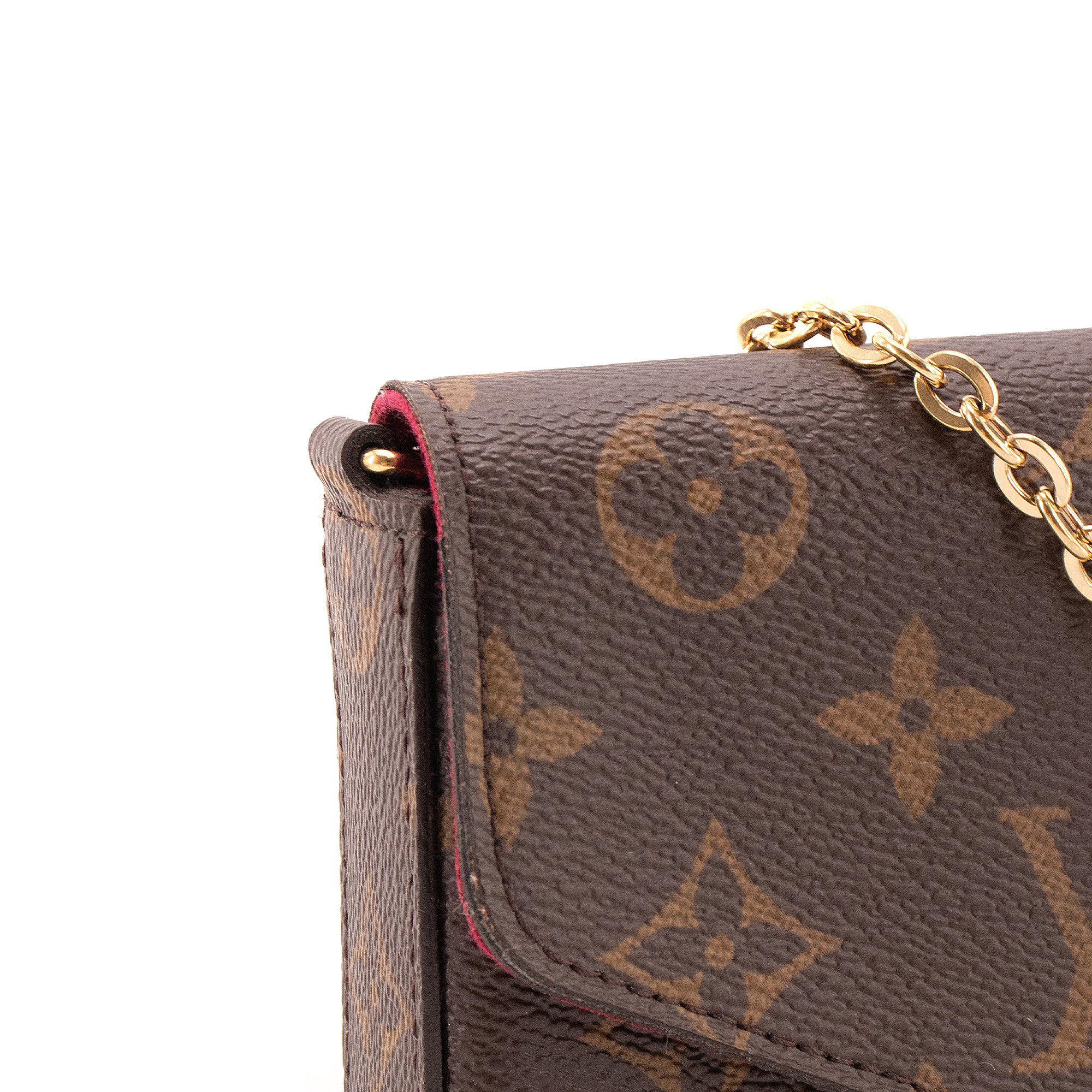LOUIS VUITTON - Sac à bandoulière Pochette Félicie Louis Vuitton en toile enduite monogrammée