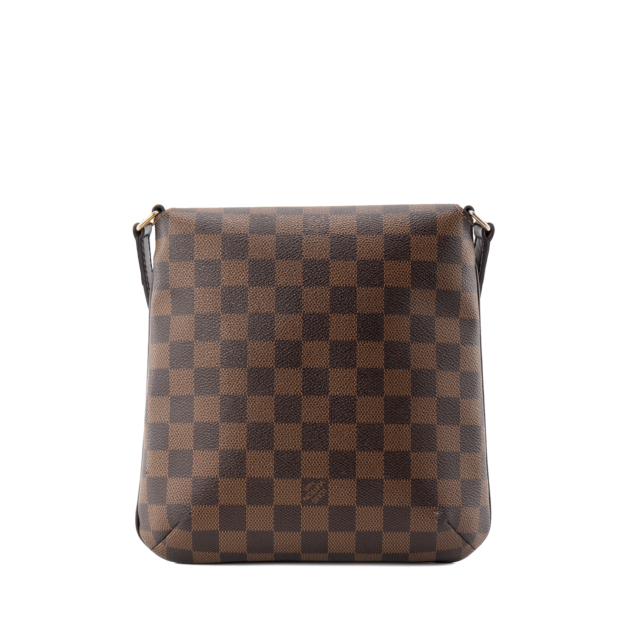 LOUIS VUITTON - Sac à bandoulière Salsa Musette PM Louis Vuitton en toile enduite damier ébène