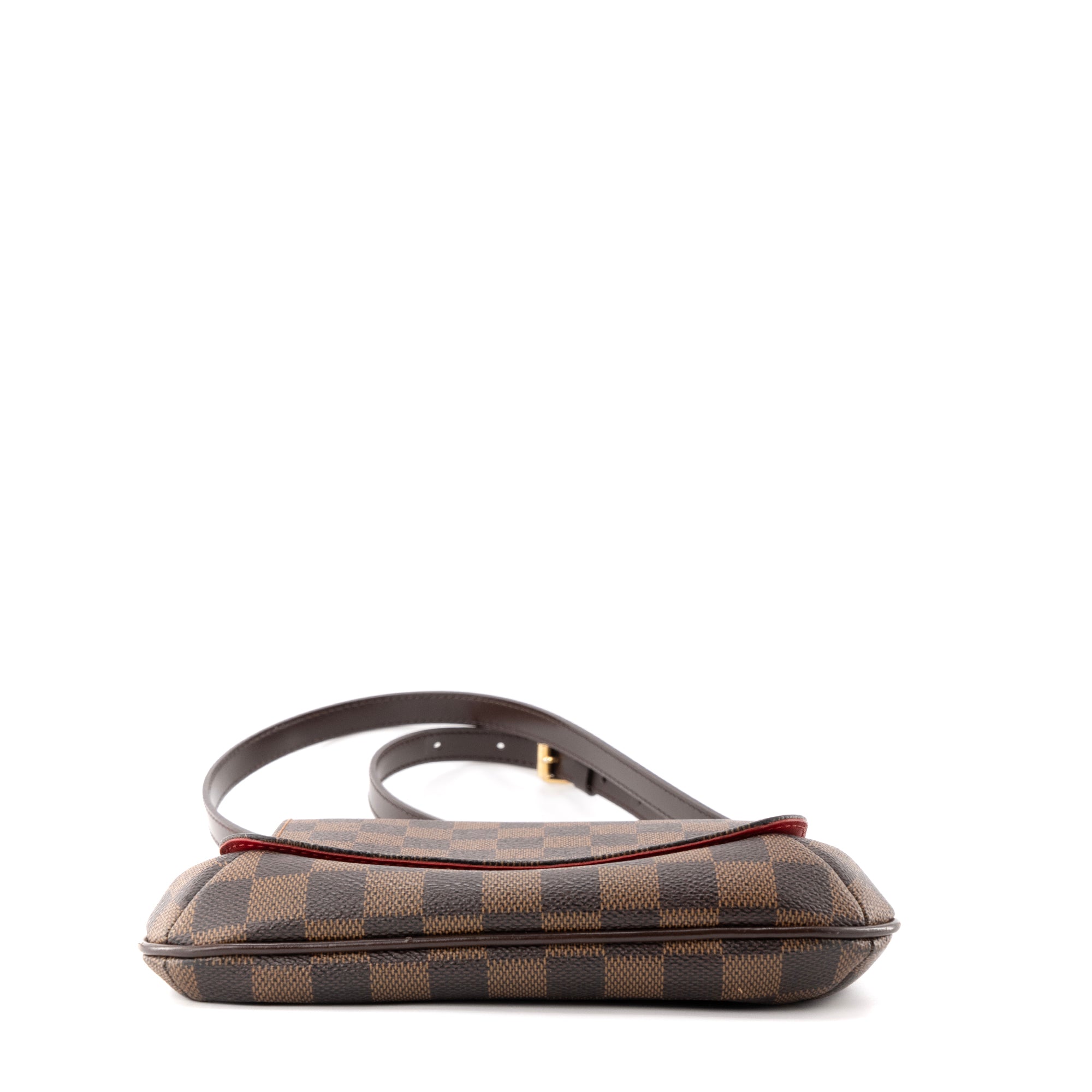 LOUIS VUITTON - Sac à bandoulière Salsa Musette PM Louis Vuitton en toile enduite damier ébène