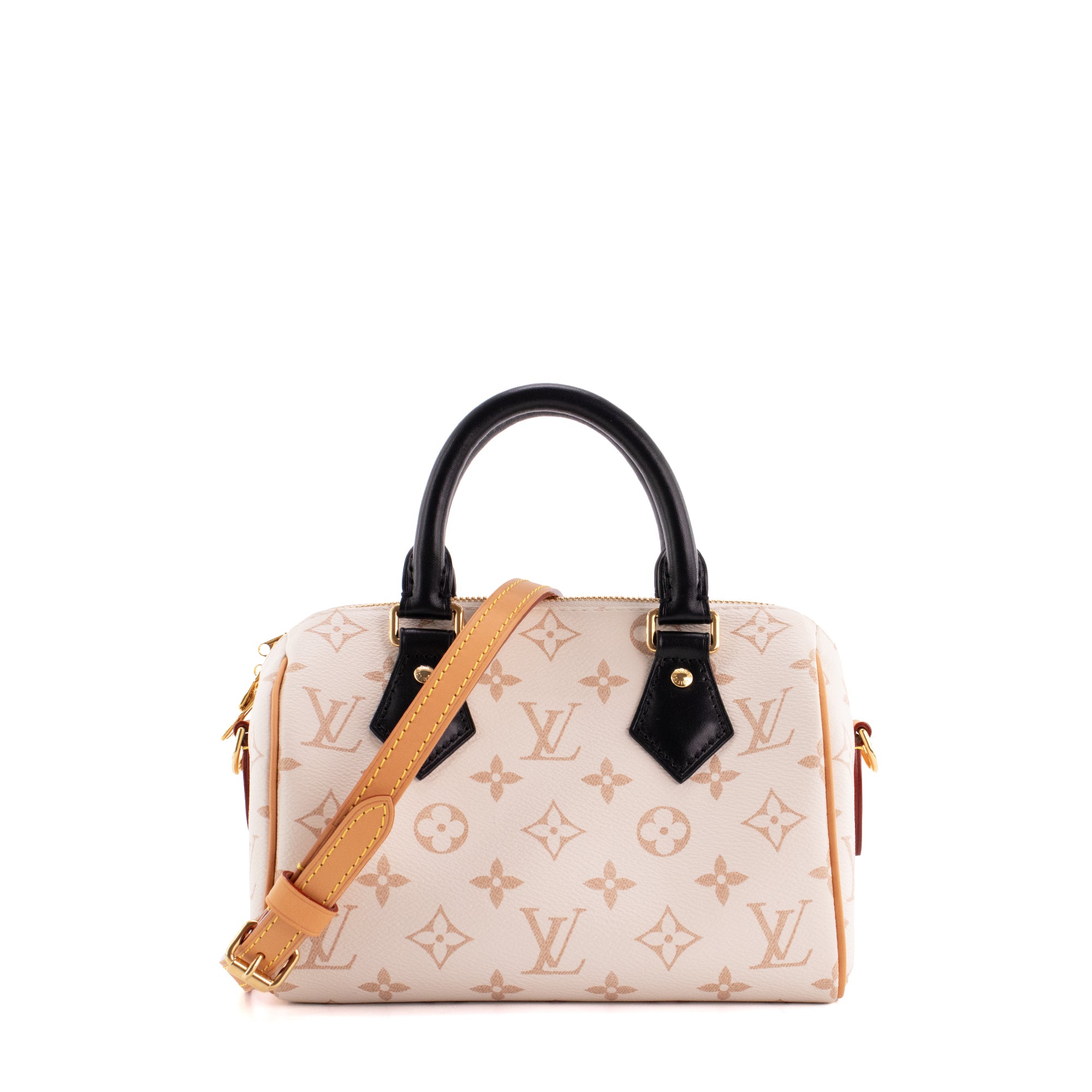 LOUIS VUITTON - Sac à bandoulière Speedy 20 Louis Vuitton en toile enduite monogrammée dune édition limitée