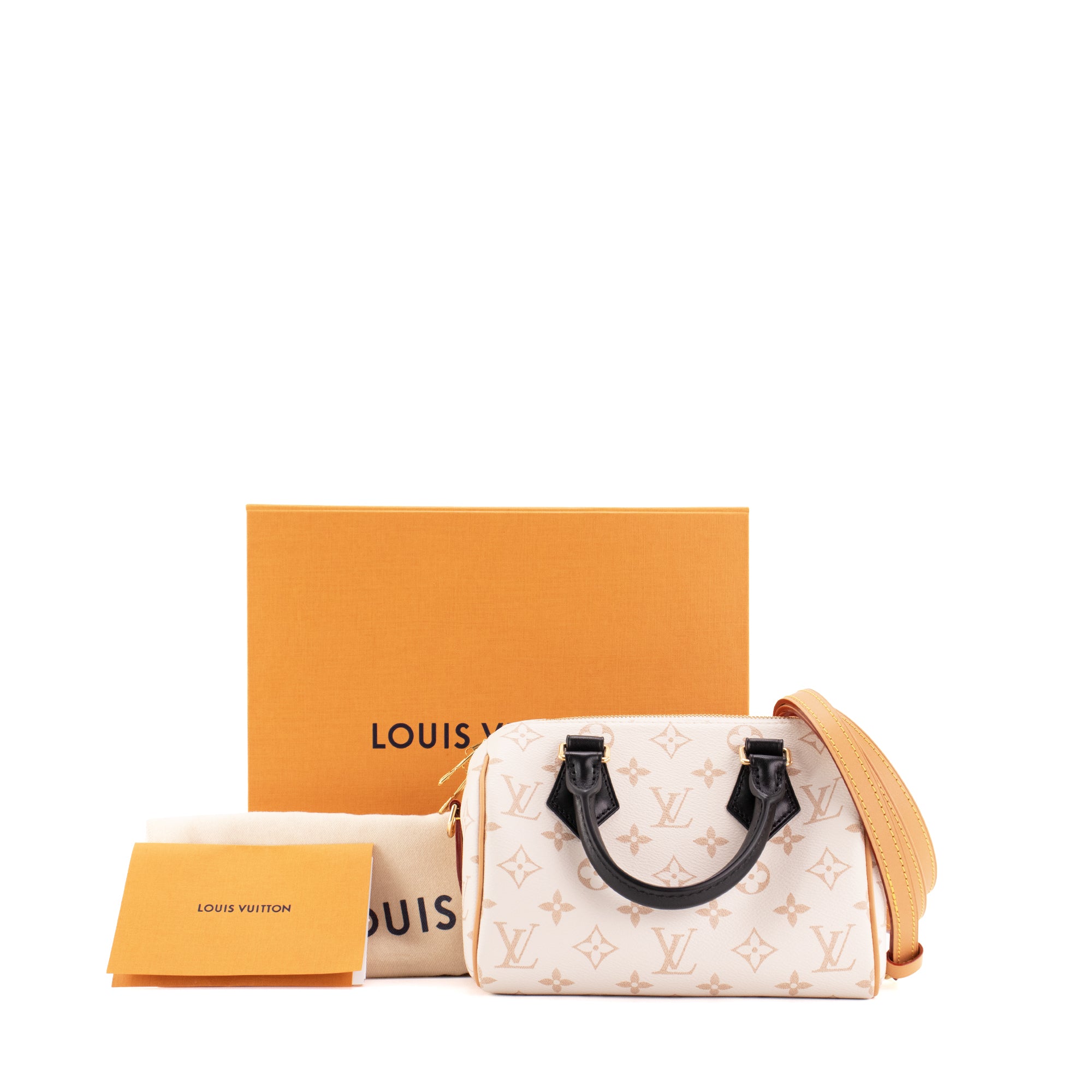 LOUIS VUITTON - Sac à bandoulière Speedy 20 Louis Vuitton en toile enduite monogrammée dune édition limitée