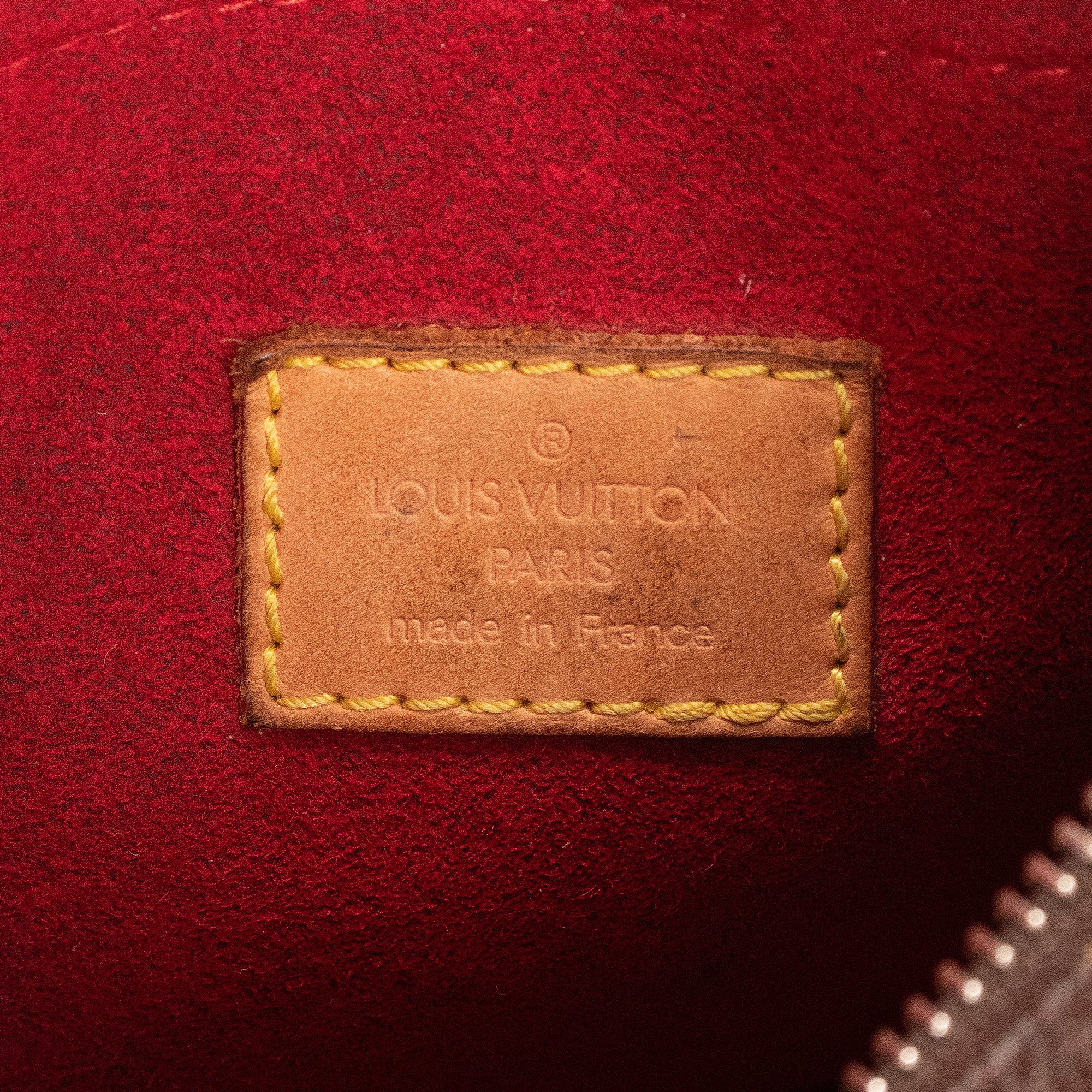 LOUIS VUITTON - Sac à épaule Croissant Louis Vuitton en toile enduite monogrammée vintage