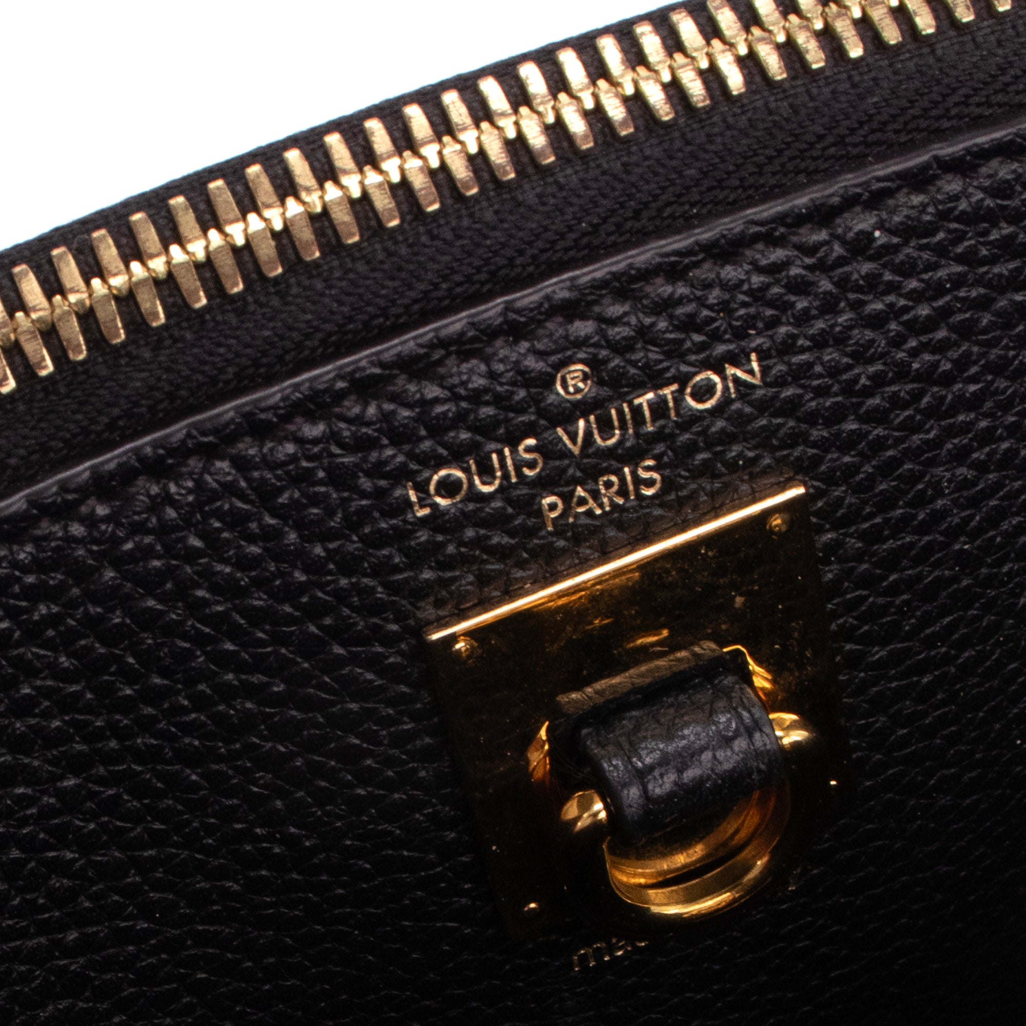 LOUIS VUITTON - Sac à main City Steamer Louis Vuitton en cuir grainé noir