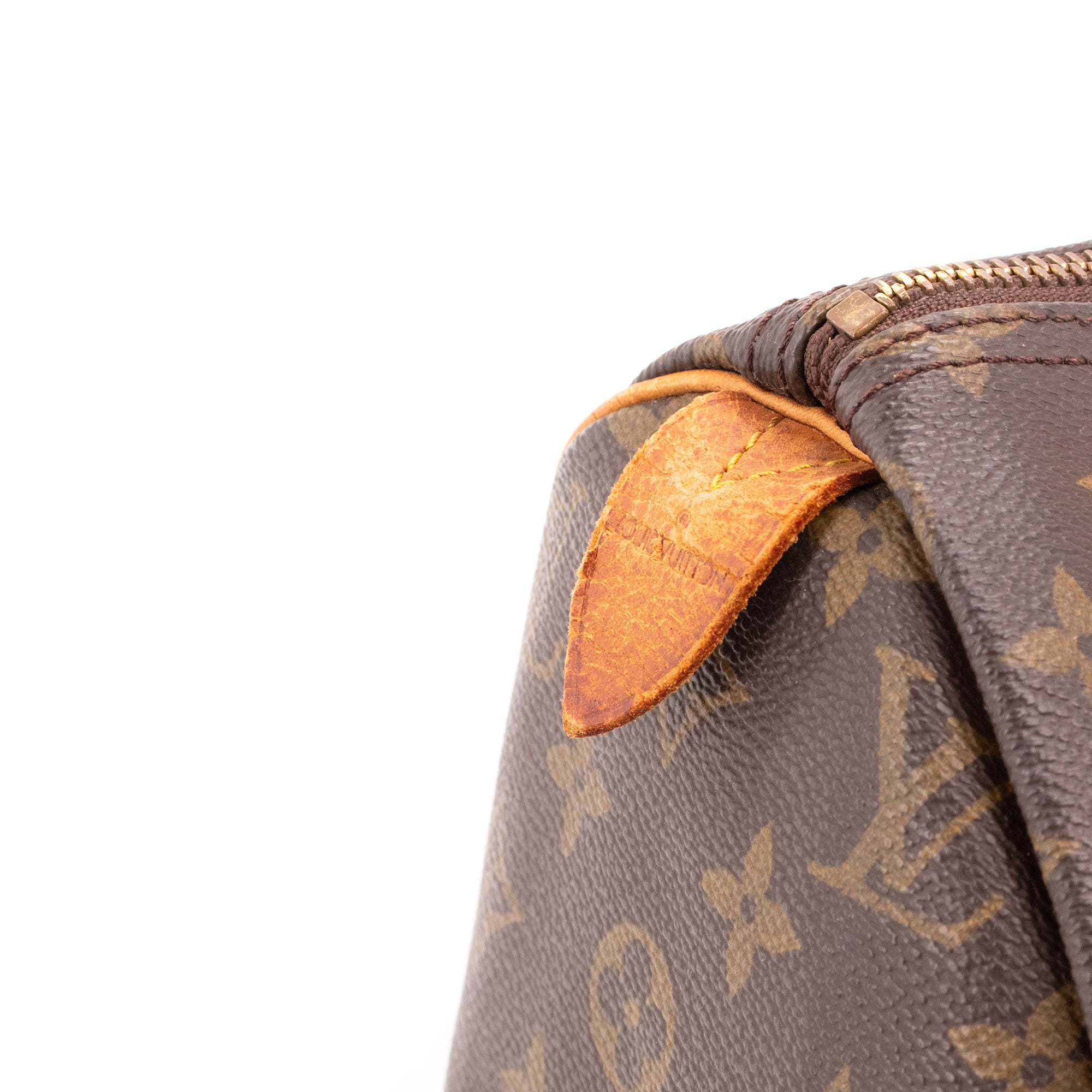 LOUIS VUITTON - Sac à main Speedy 30 Louis Vuitton en toile enduite monogrammée vintage
