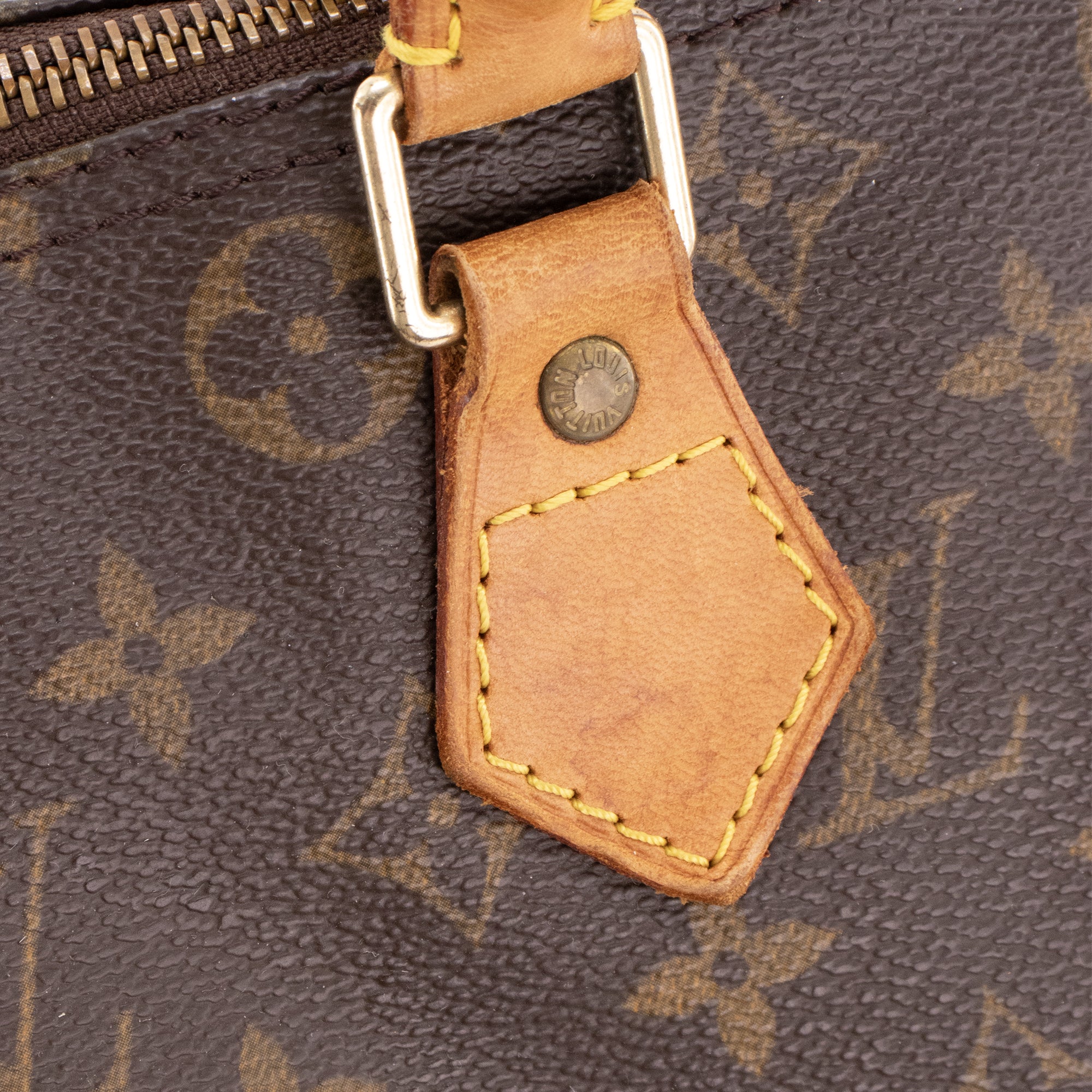 LOUIS VUITTON - Sac à main Speedy 30 Louis Vuitton en toile enduite monogrammée vintage