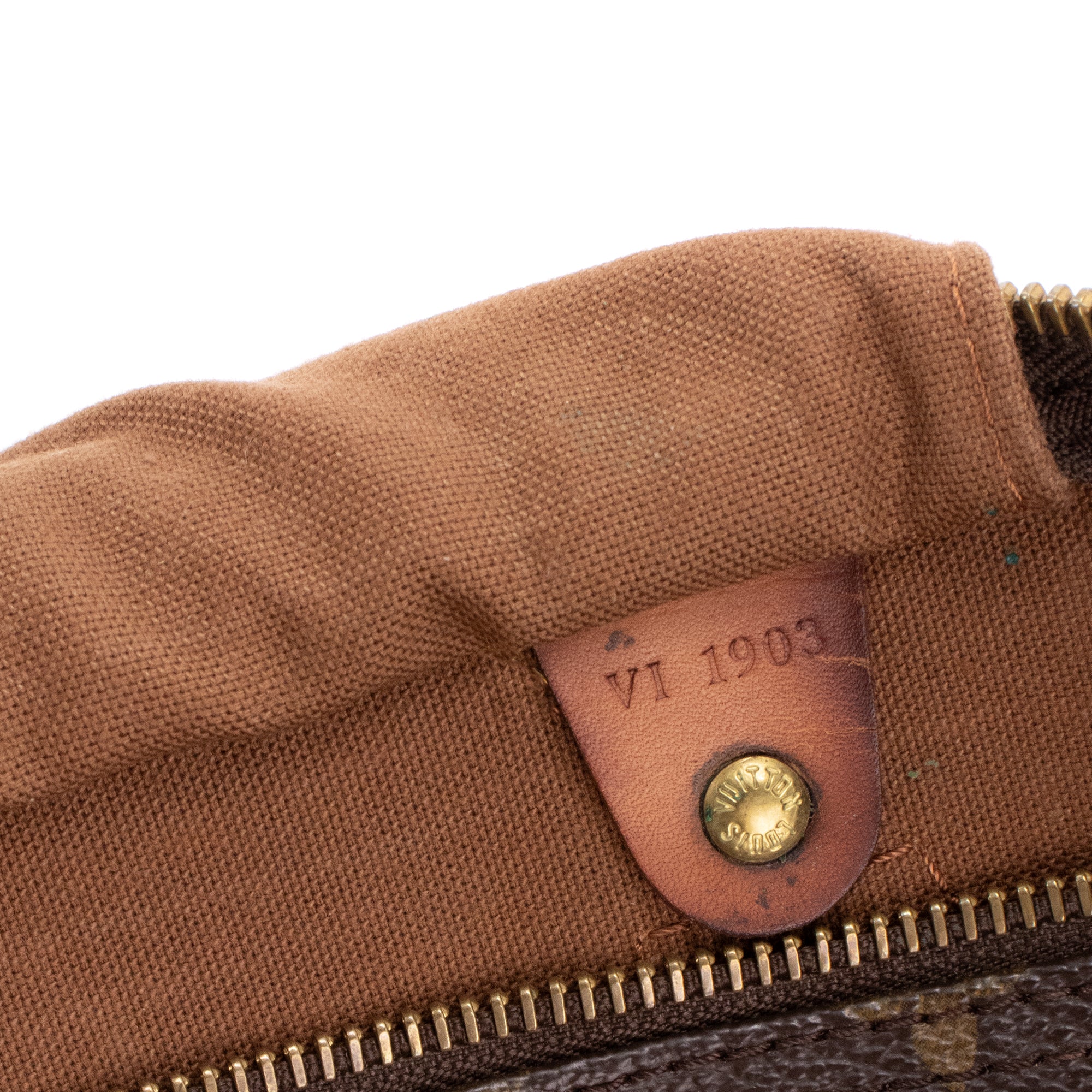 LOUIS VUITTON - Sac à main Speedy 30 Louis Vuitton en toile enduite monogrammée vintage