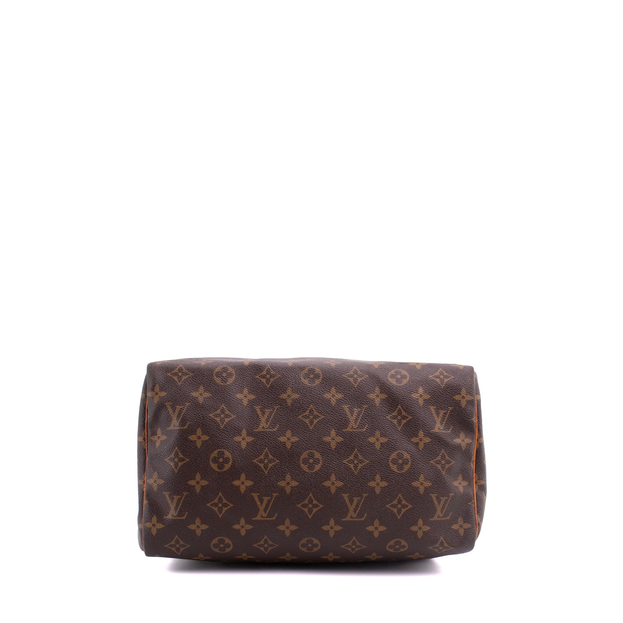 LOUIS VUITTON - Sac à main Speedy 30 Louis Vuitton en toile enduite monogrammée vintage