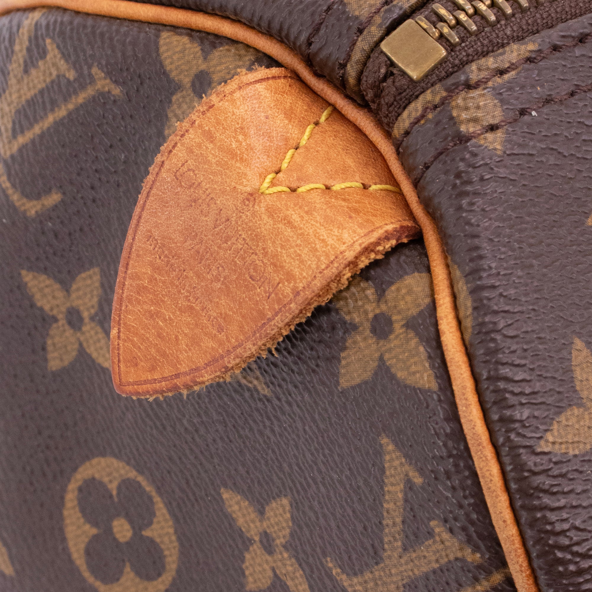 LOUIS VUITTON - Sac à main Speedy 30 Louis Vuitton en toile enduite monogrammée vintage
