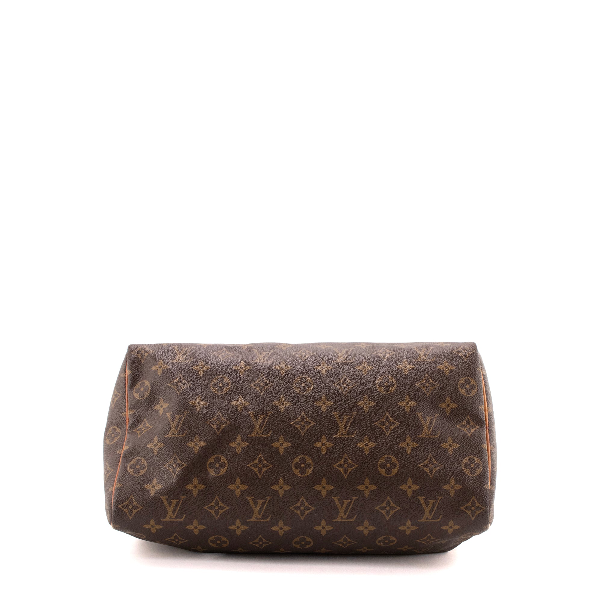 LOUIS VUITTON - Sac à main Speedy 35 Louis Vuitton en toile enduite monogrammée vintage