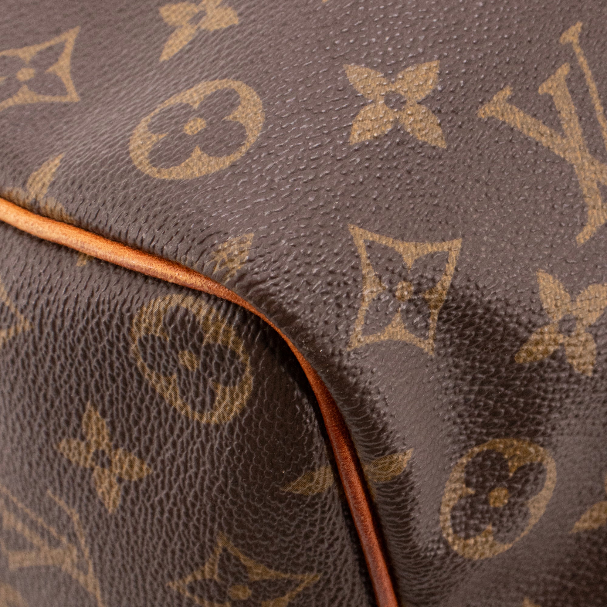 LOUIS VUITTON - Sac à main Speedy 35 Louis Vuitton en toile enduite monogrammée vintage