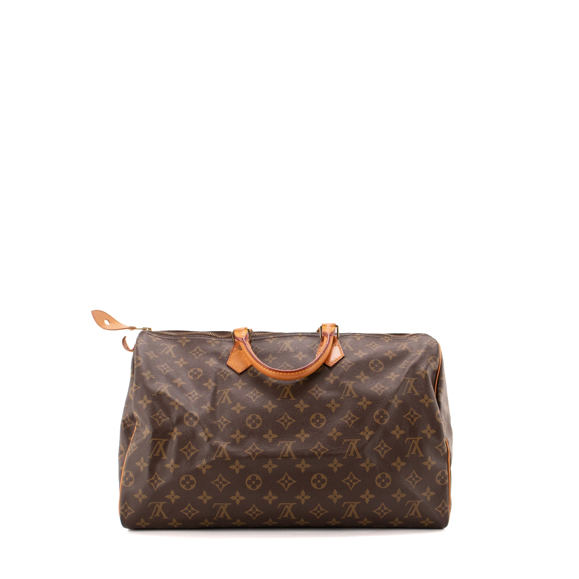 LOUIS VUITTON - Sac à main Speedy 40 Louis Vuitton en toile monogrammée vintage