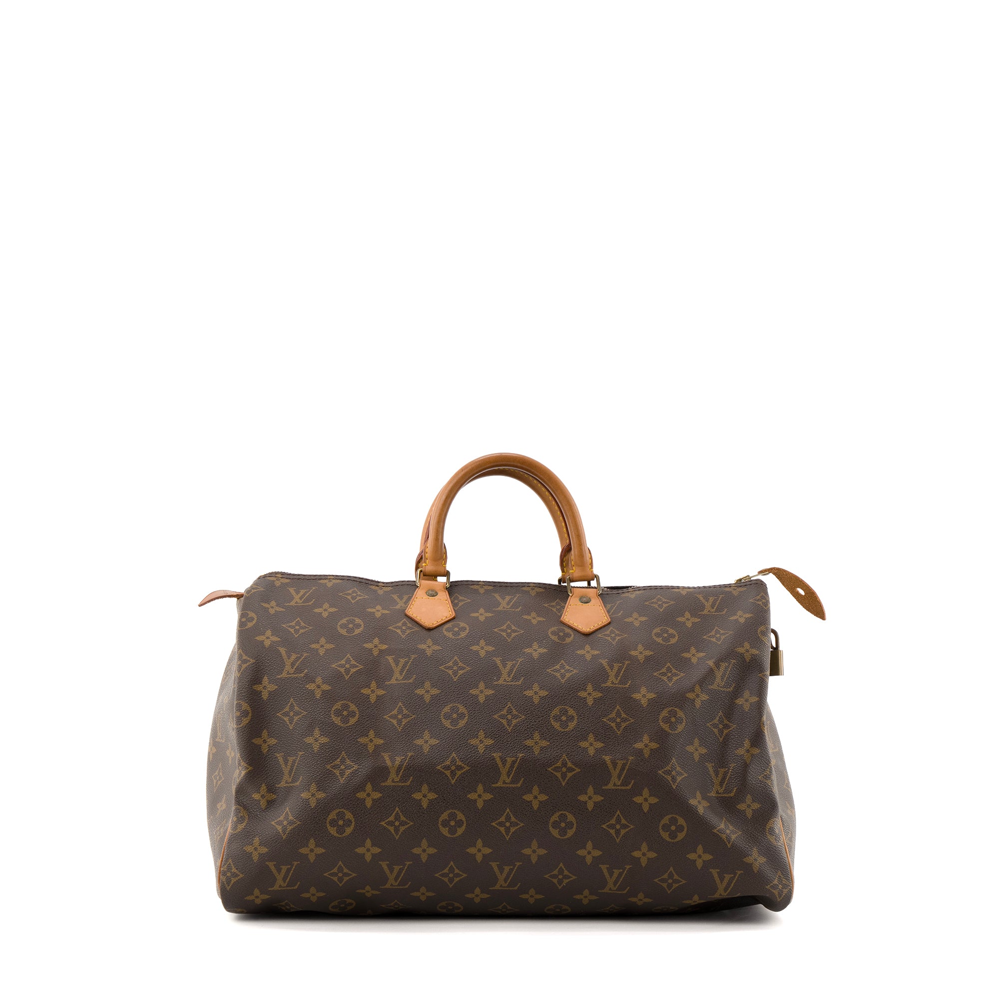 LOUIS VUITTON - Sac à main Speedy 40 Louis Vuitton en toile monogrammée vintage