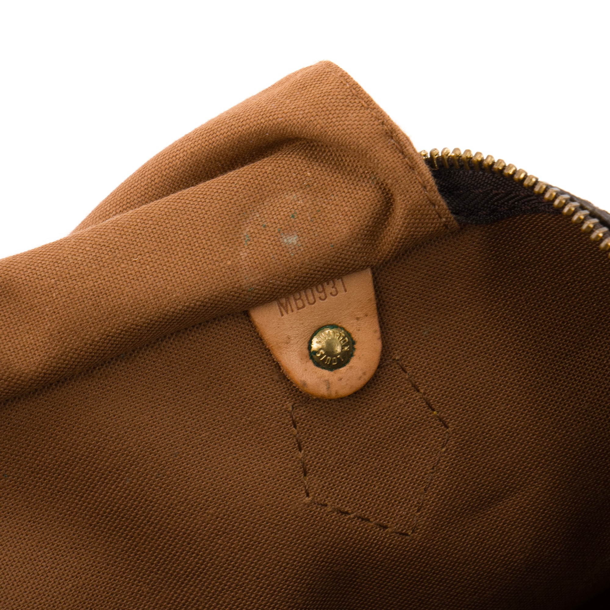 LOUIS VUITTON - Sac à main Speedy 40 Louis Vuitton en toile monogrammée vintage