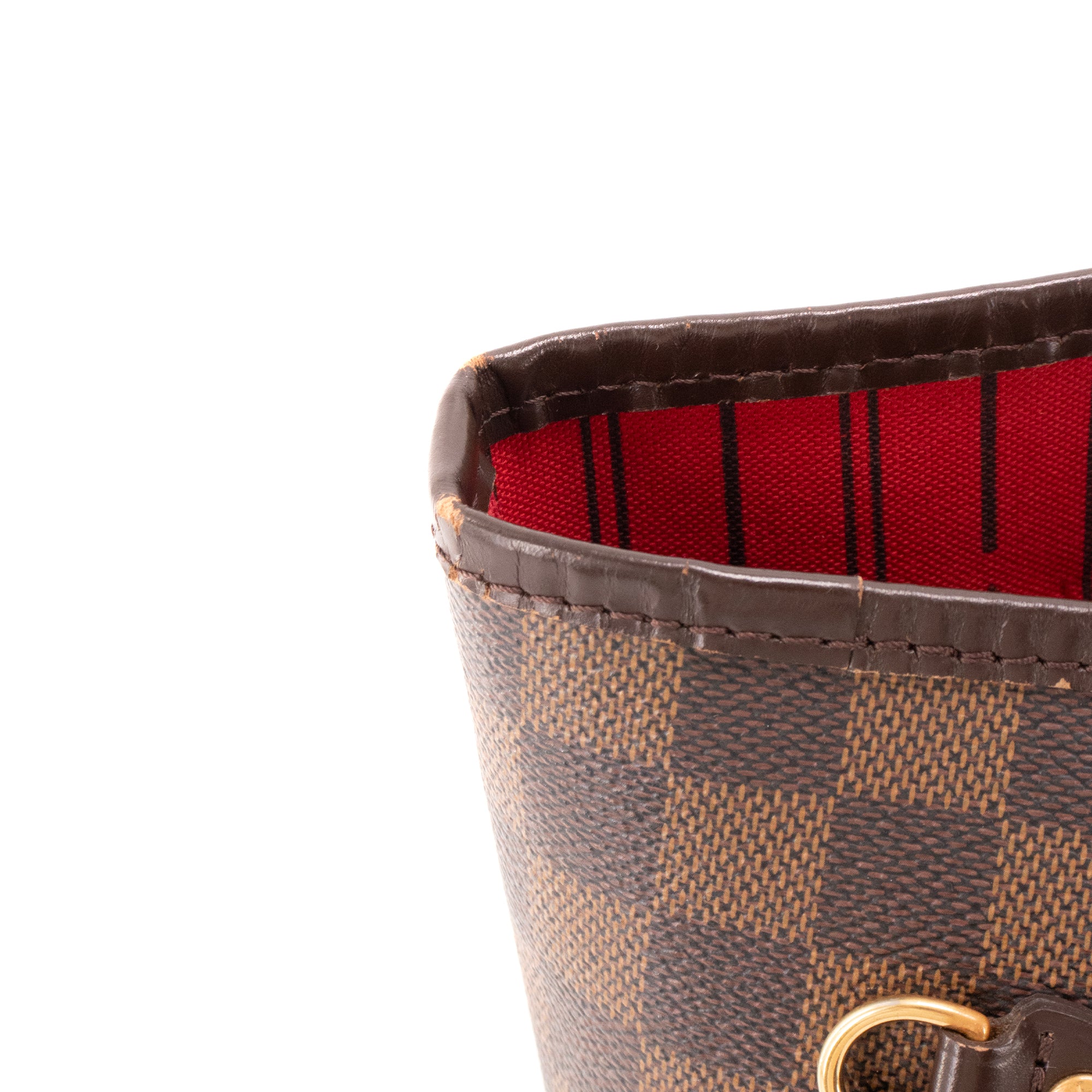 LOUIS VUITTON - Sac cabas Neverfull MM Louis Vuitton en toile enduite damier ébène