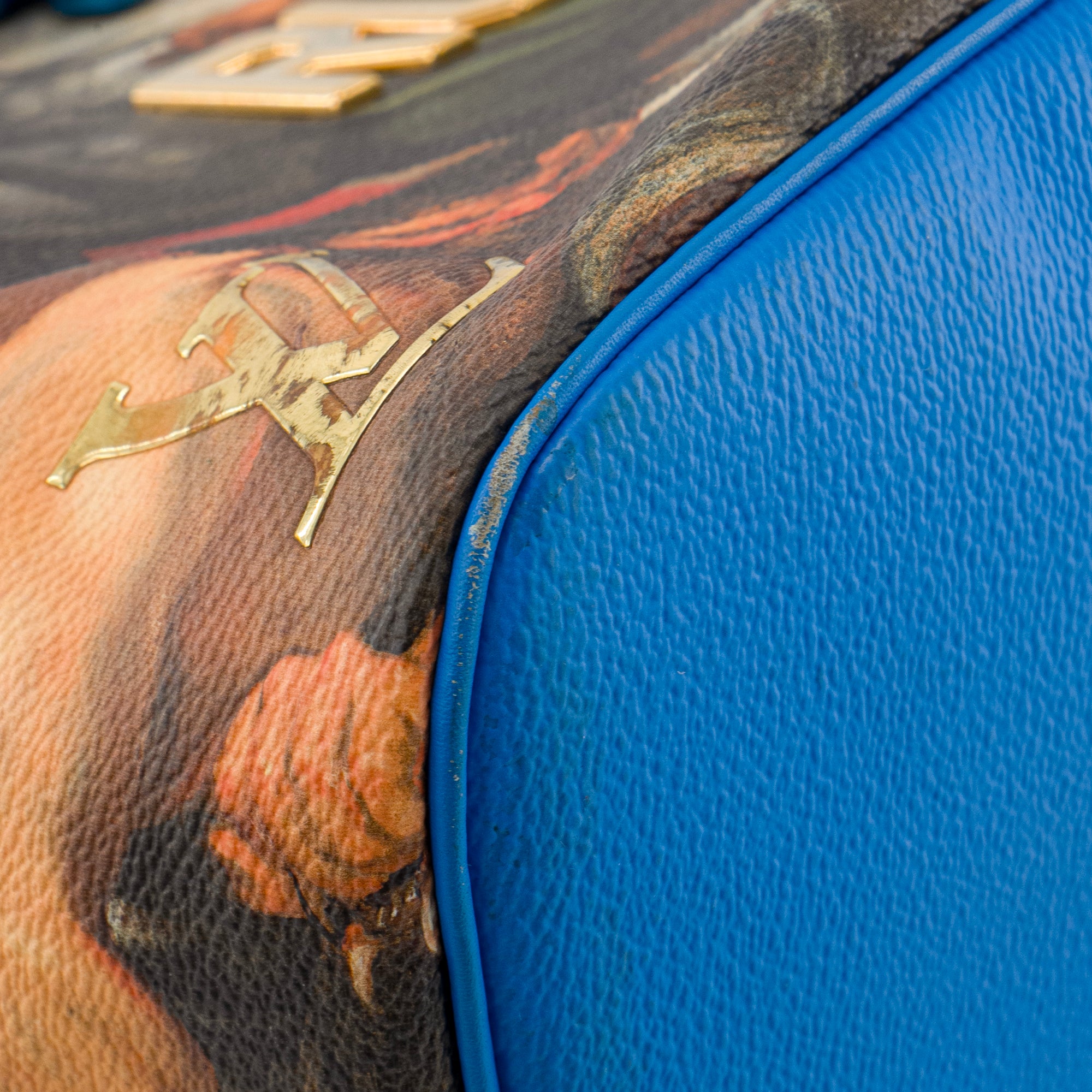 LOUIS VUITTON - Sac cabas Neverfull MM Louis Vuitton x Jeff Koons en toile enduite édition limitée Rubens