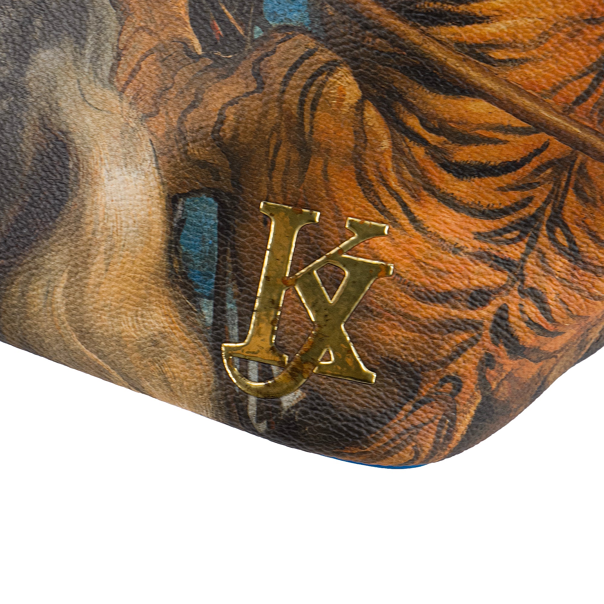 LOUIS VUITTON - Sac cabas Neverfull MM Louis Vuitton x Jeff Koons en toile enduite édition limitée Rubens