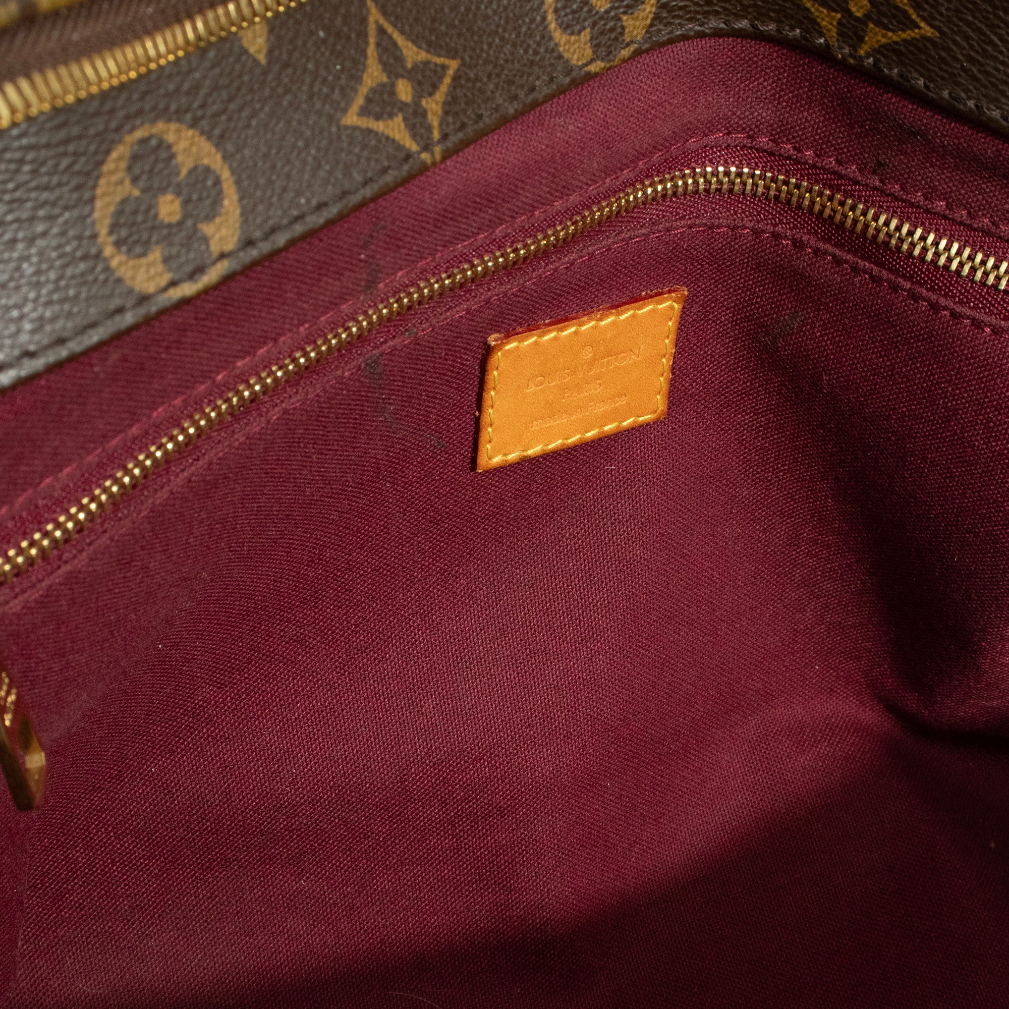 LOUIS VUITTON - Sac cabas Raspail Louis Vuitton en toile enduite monogrammée