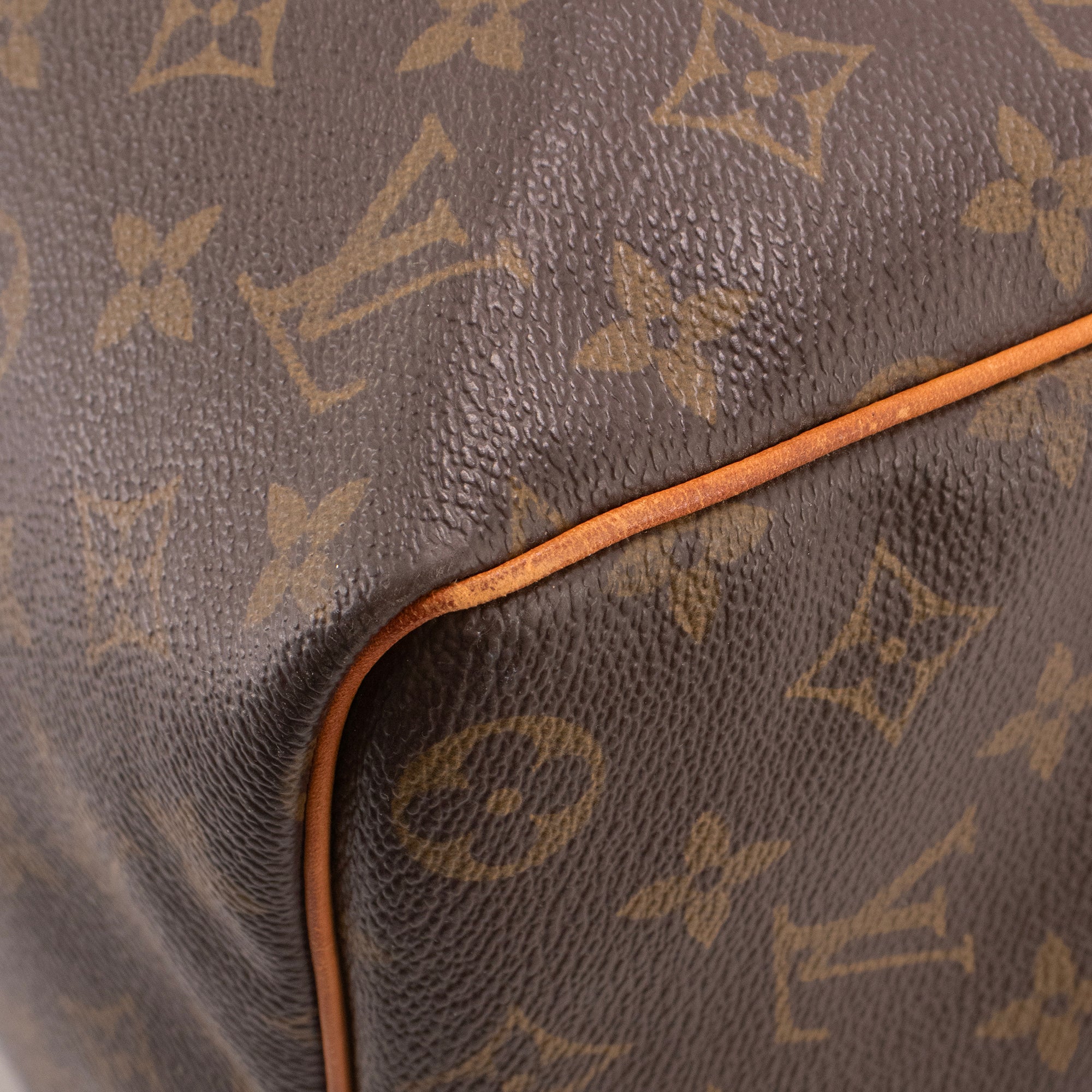 LOUIS VUITTON - Sac de voyage Keepall 45 Louis Vuitton en toile enduite monogrammée vintage
