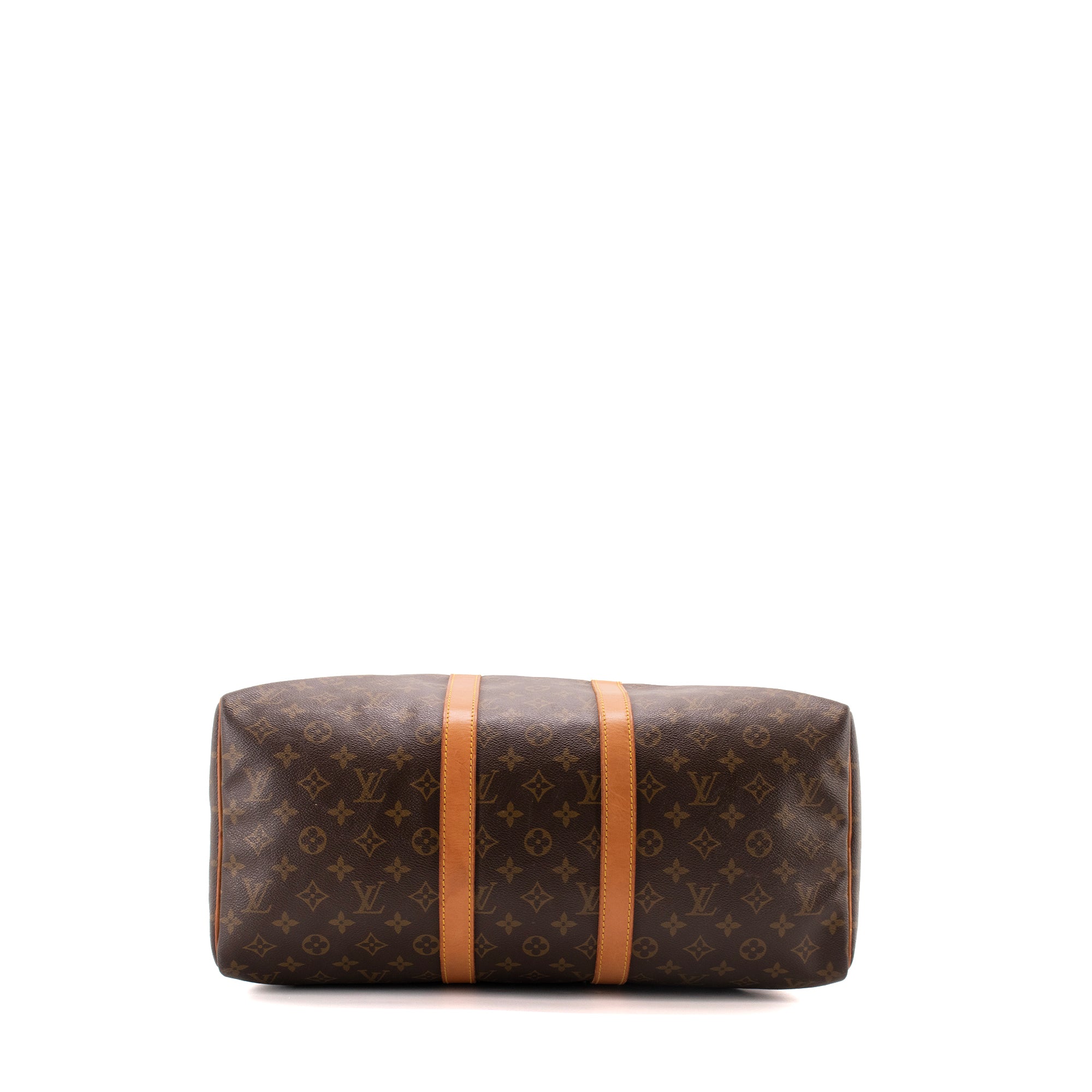 LOUIS VUITTON - Sac de voyage Keepall 45 Louis Vuitton en toile enduite monogrammée vintage