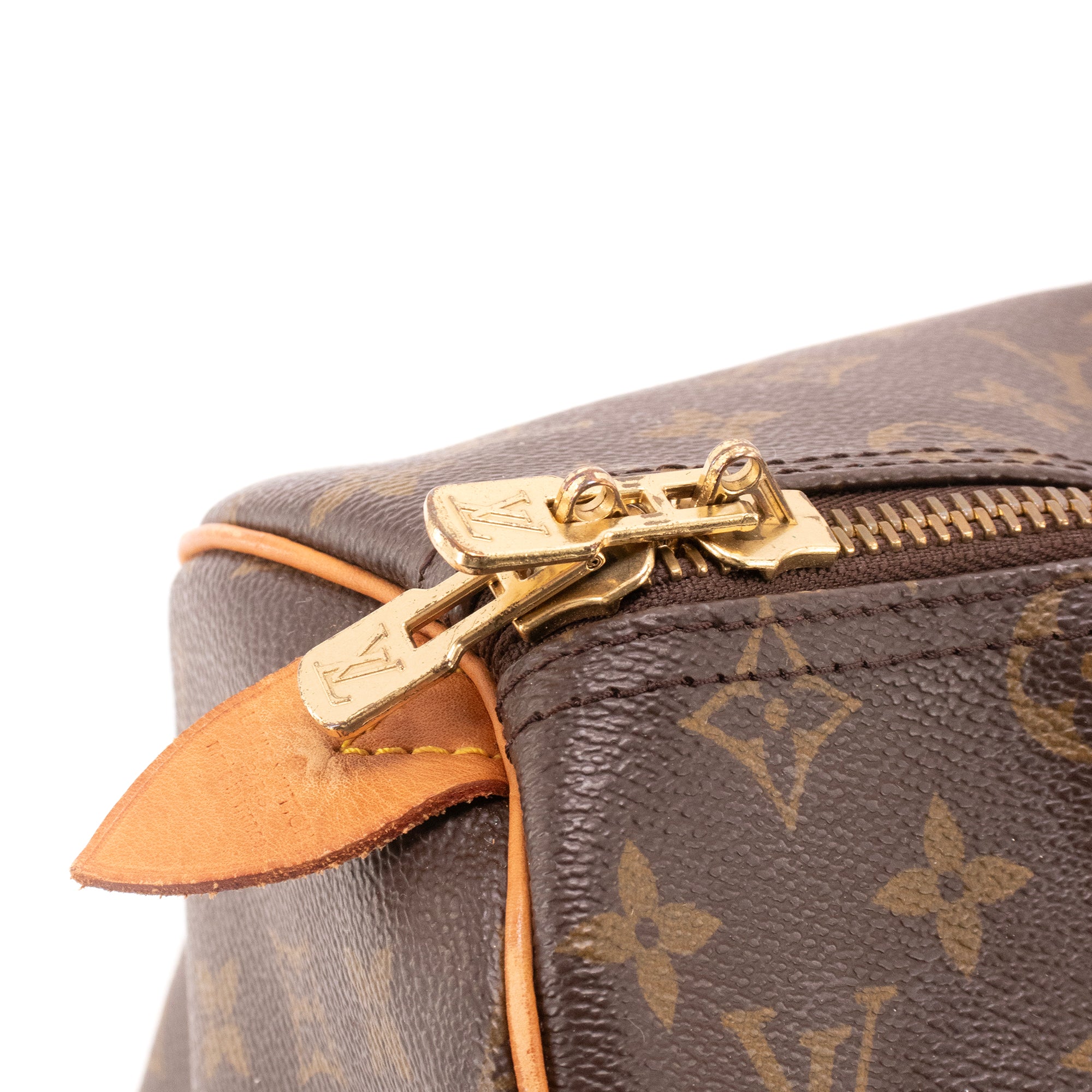 LOUIS VUITTON - Sac de voyage Keepall 45 Louis Vuitton en toile enduite monogrammée vintage