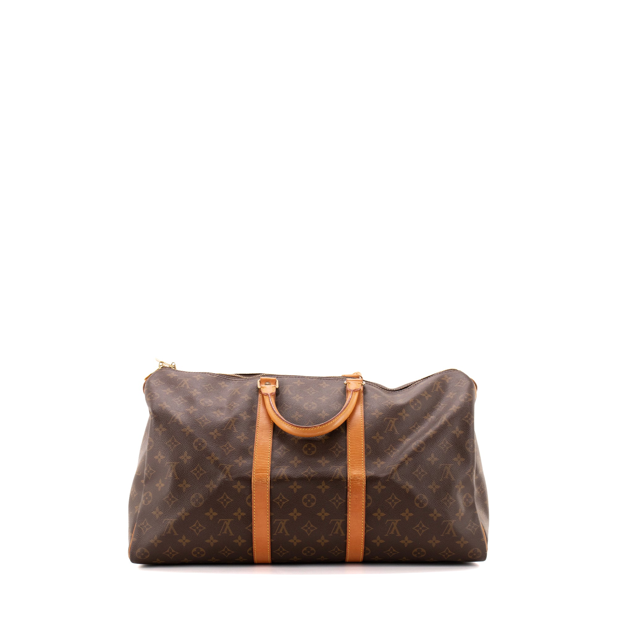 LOUIS VUITTON - Sac de voyage Keepall 50 Louis Vuitton en toile monogrammée vintage