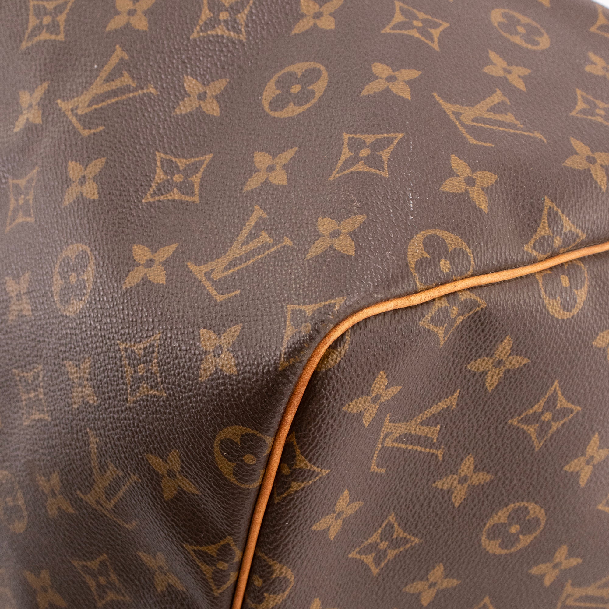 LOUIS VUITTON - Sac de voyage Keepall 55 Louis Vuitton en toile monogrammée vintage