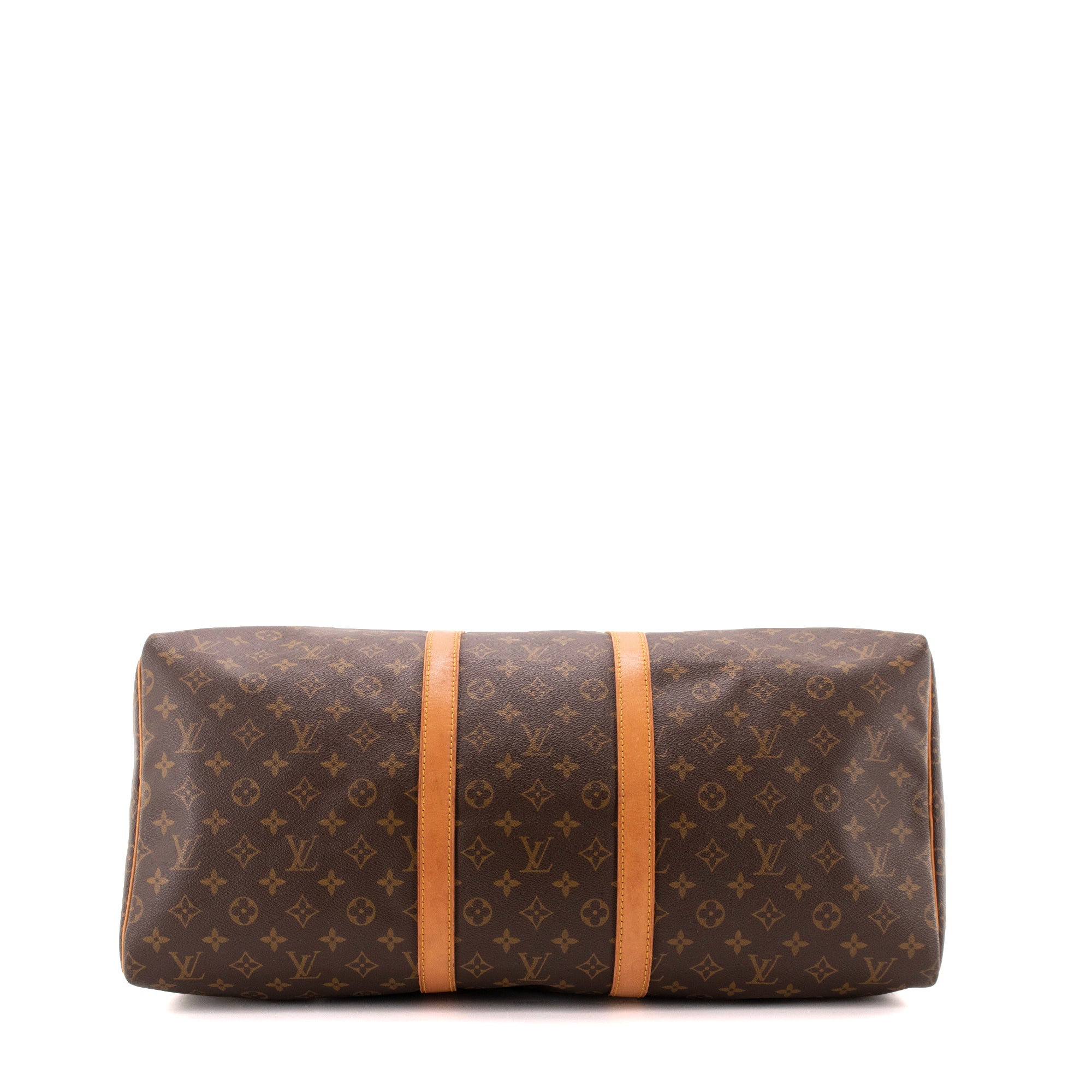 LOUIS VUITTON - Sac de voyage Keepall 55 Louis Vuitton en toile monogrammée vintage