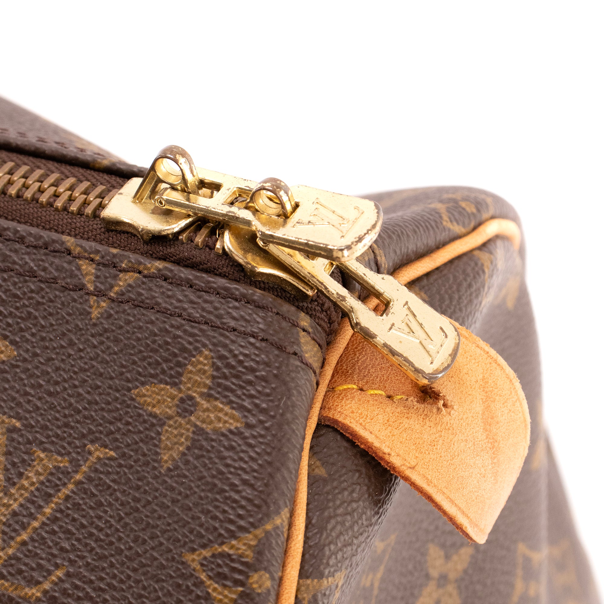 LOUIS VUITTON - Sac de voyage Keepall 55 Louis Vuitton en toile monogrammée vintage