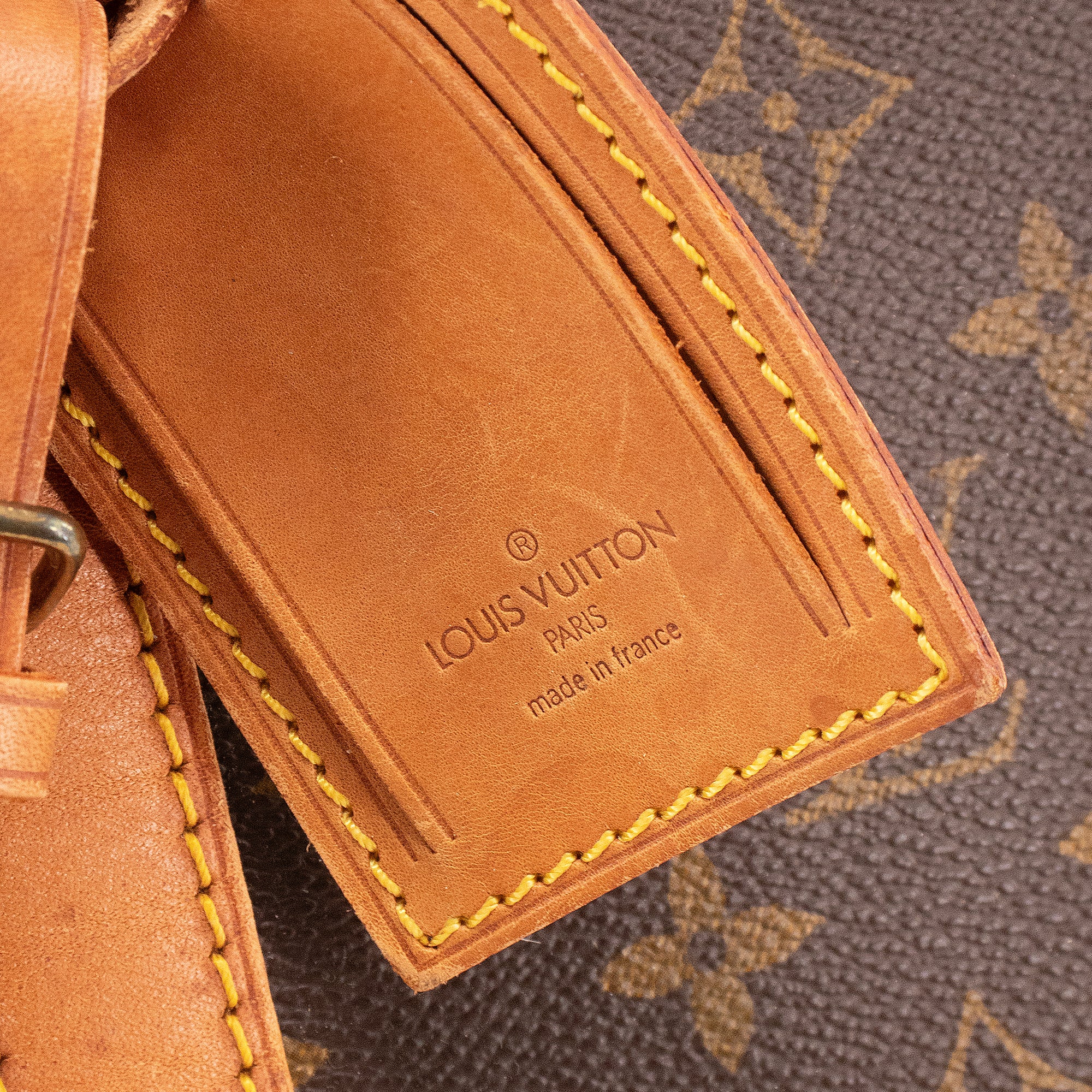 LOUIS VUITTON - Sac de voyage Keepall 55 Louis Vuitton en toile monogrammée vintage
