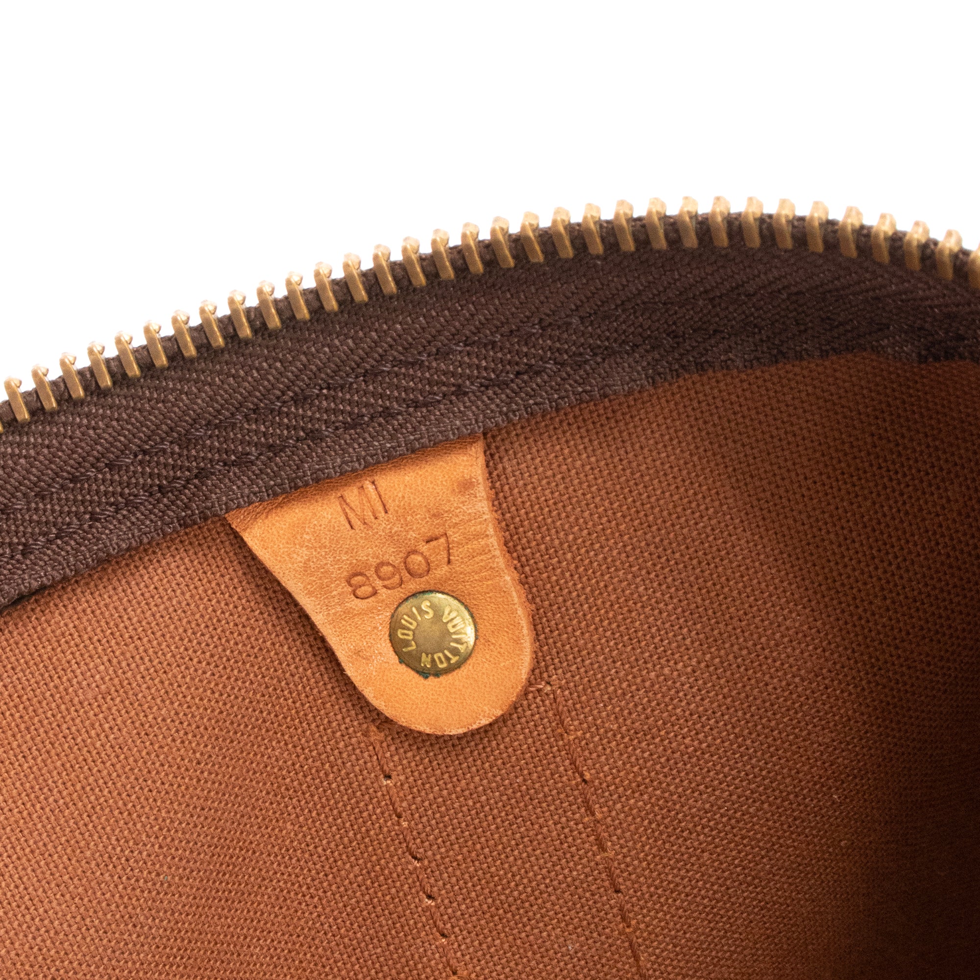 LOUIS VUITTON - Sac de voyage Keepall 55 Louis Vuitton en toile monogrammée vintage