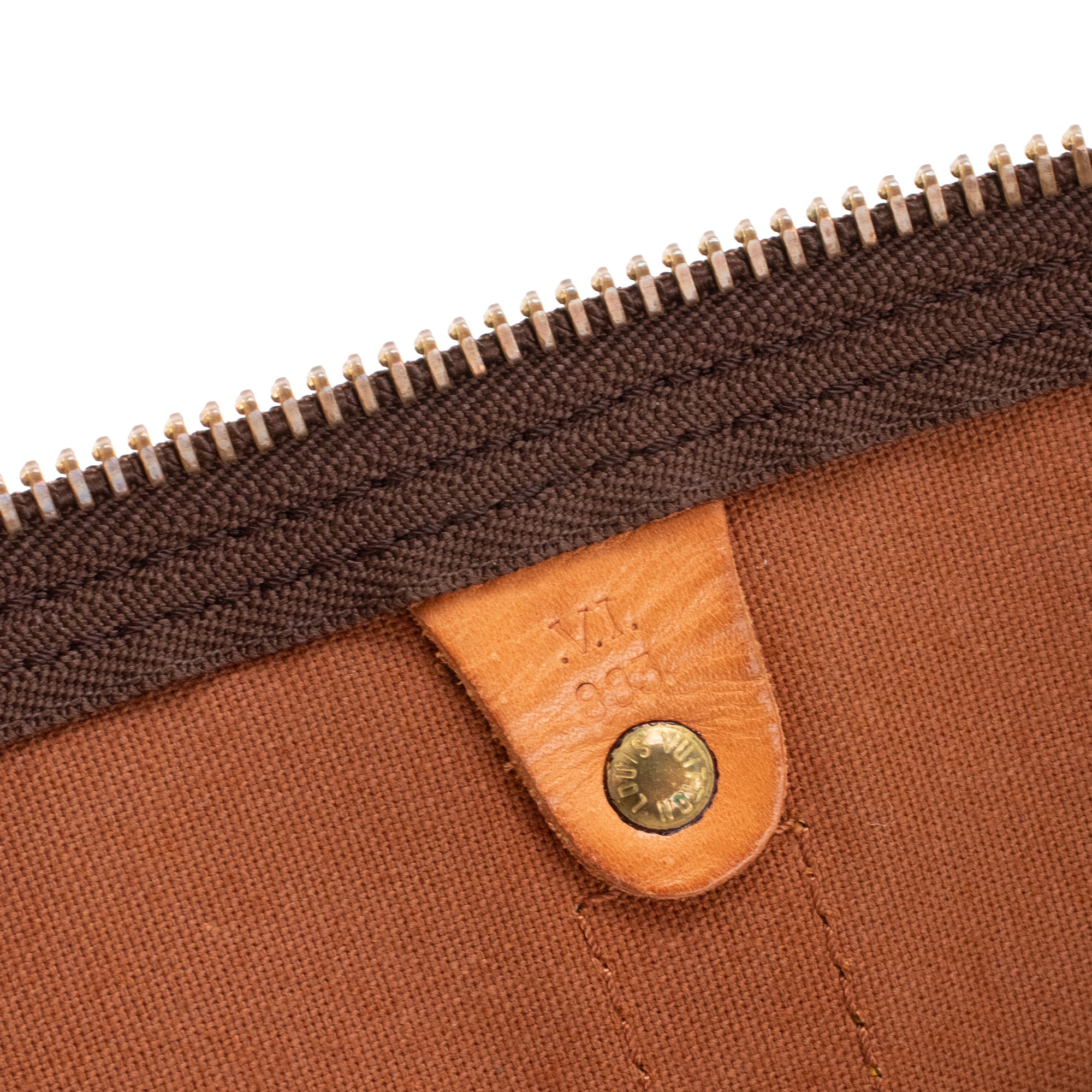 LOUIS VUITTON - Sac de voyage Keepall 60 bandoulière Louis Vuitton en toile enduite monogrammée vintage