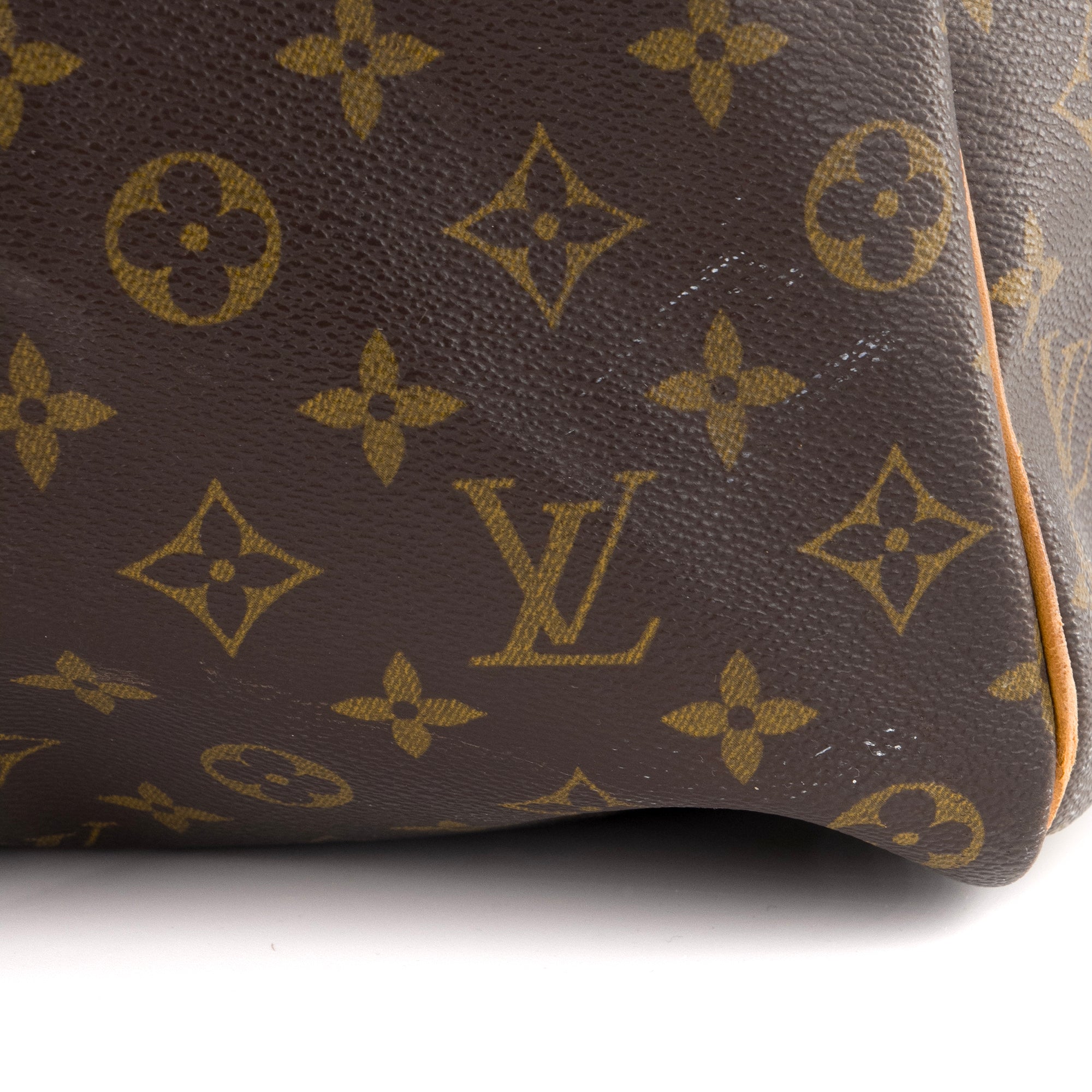 LOUIS VUITTON - Sac de voyage Keepall bandoulière 50 Louis Vuitton en toile monogrammée vintage
