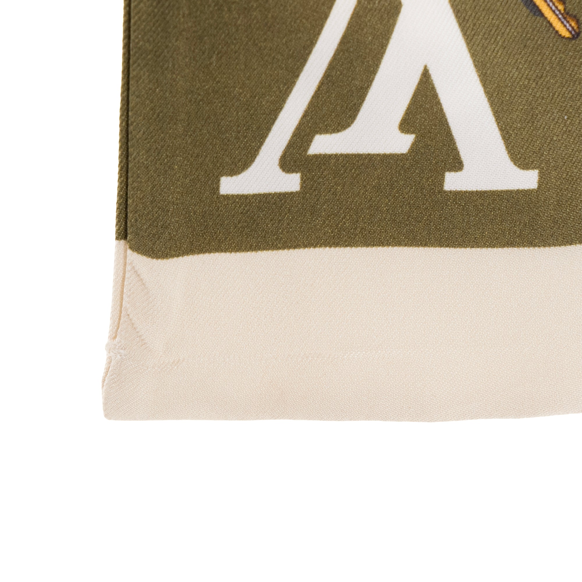 LOUIS VUITTON - Bandeau Monogram Confidential Louis Vuitton en soie kaki et beige