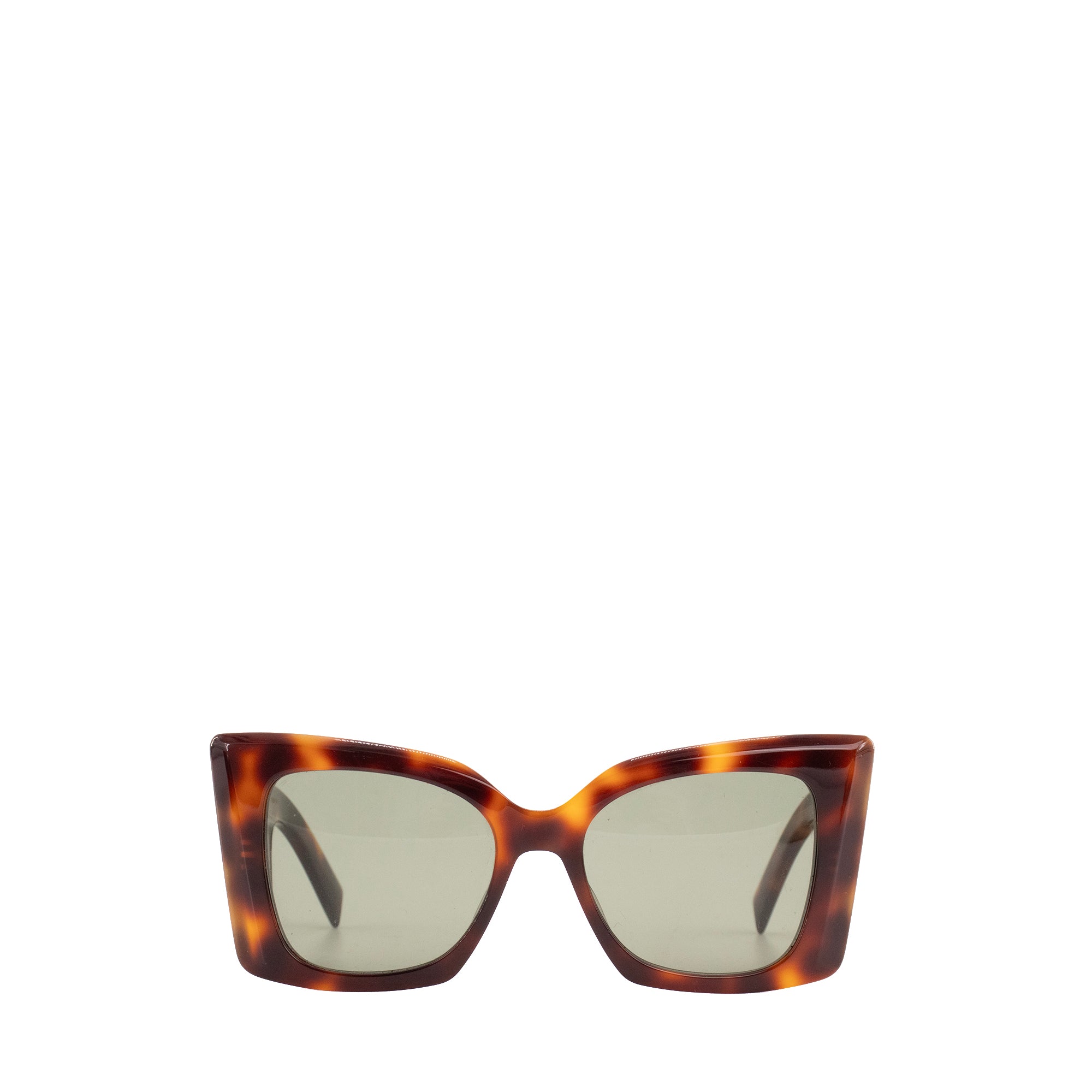 SAINT LAURENT - Saint Laurent Blaze sunglasses in brown tortoiseshell