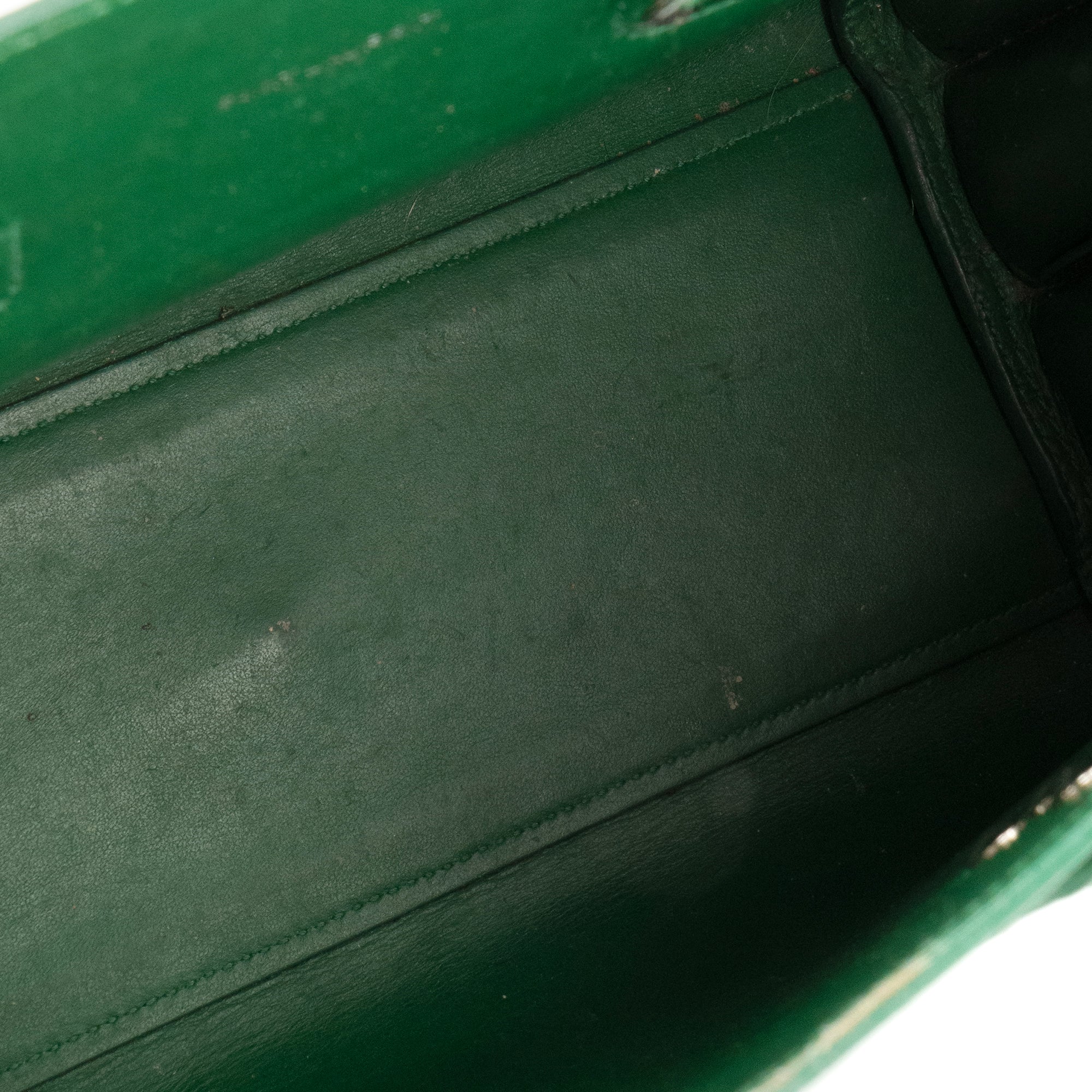 SAINT LAURENT - Sac de Jour baby Saint Laurent en cuir embossé croco vert