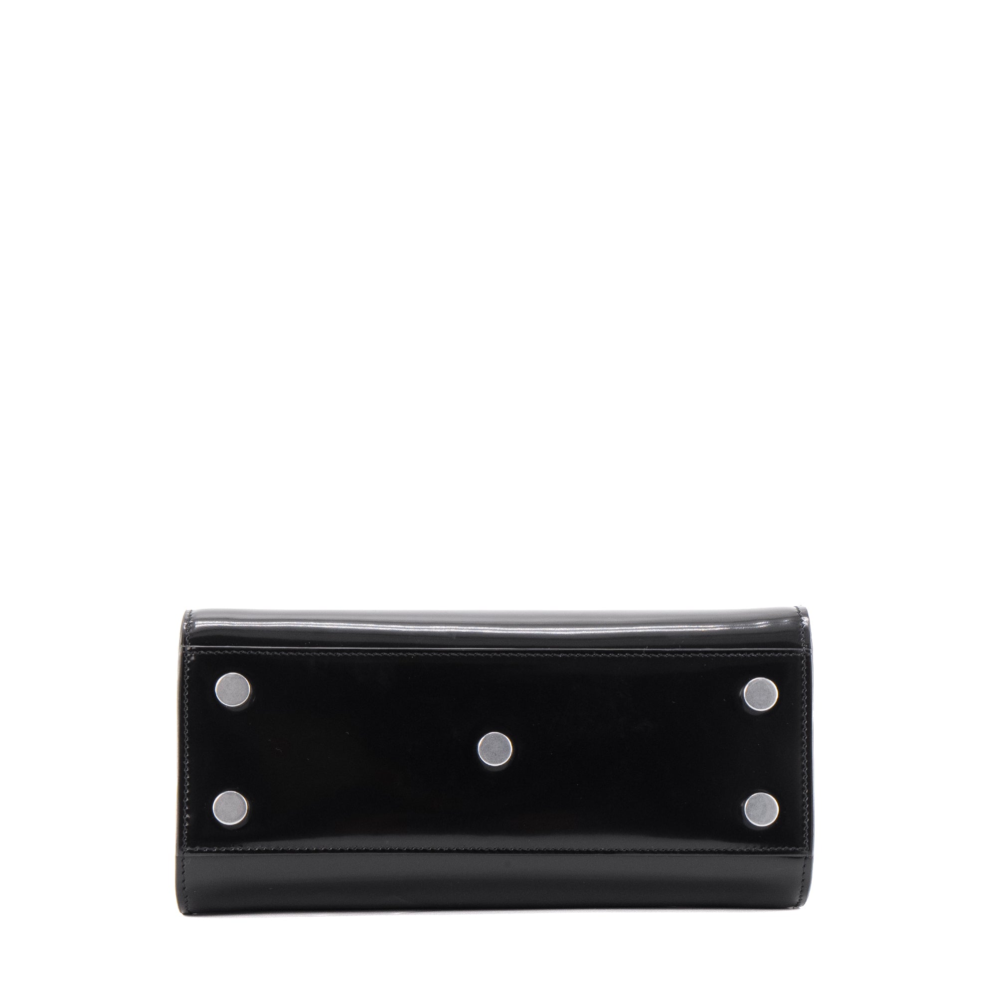 SAINT LAURENT - Sac de Jour nano Saint Laurent en cuir glacé noir