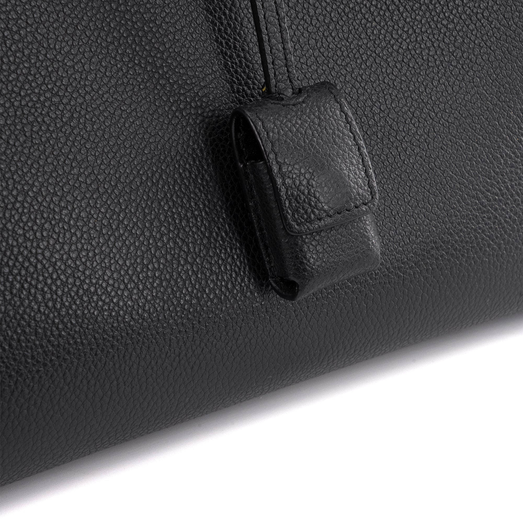 SAINT LAURENT - Sac de Jour Small Saint Laurent en cuir grainé noir