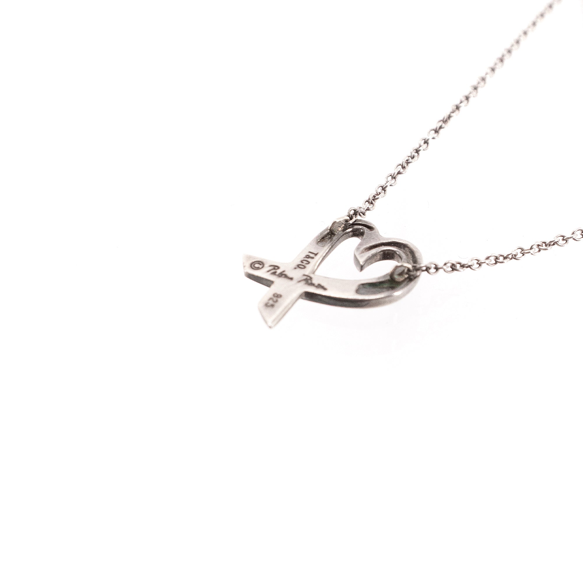 TIFFANY & CO - Collier Loving Heart Tiffany & Co x Paloma Picasso en argent