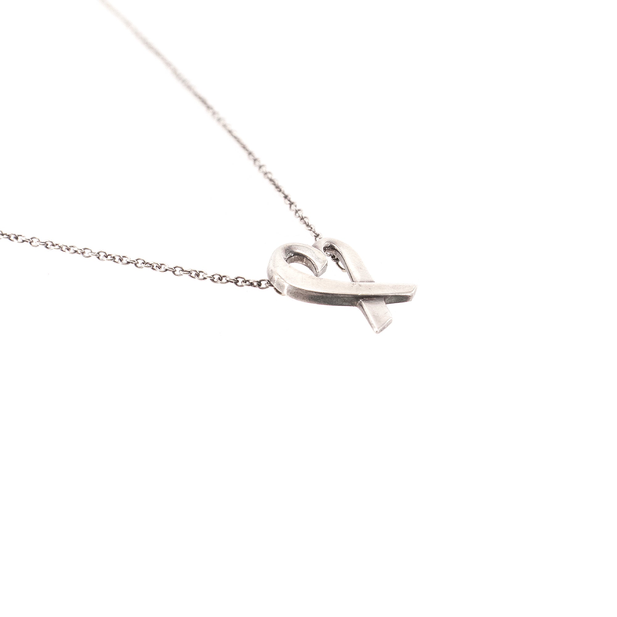 TIFFANY & CO - Collier Loving Heart Tiffany & Co x Paloma Picasso en argent