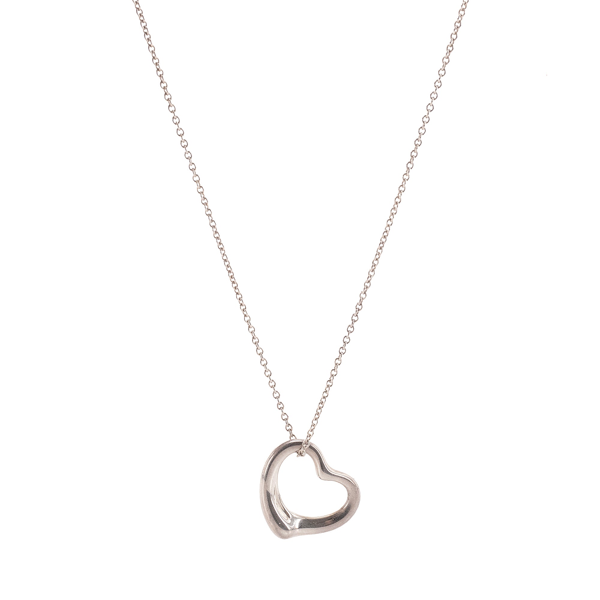 TIFFANY & CO - Collier Open Heart Tiffany & Co x Elsa Peretti en argent