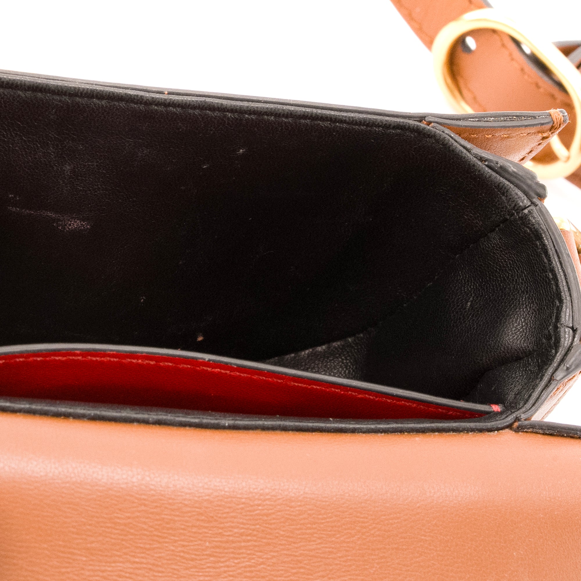 VALENTINO - Sac à bandoulière Supervee Valentino en cuir marron