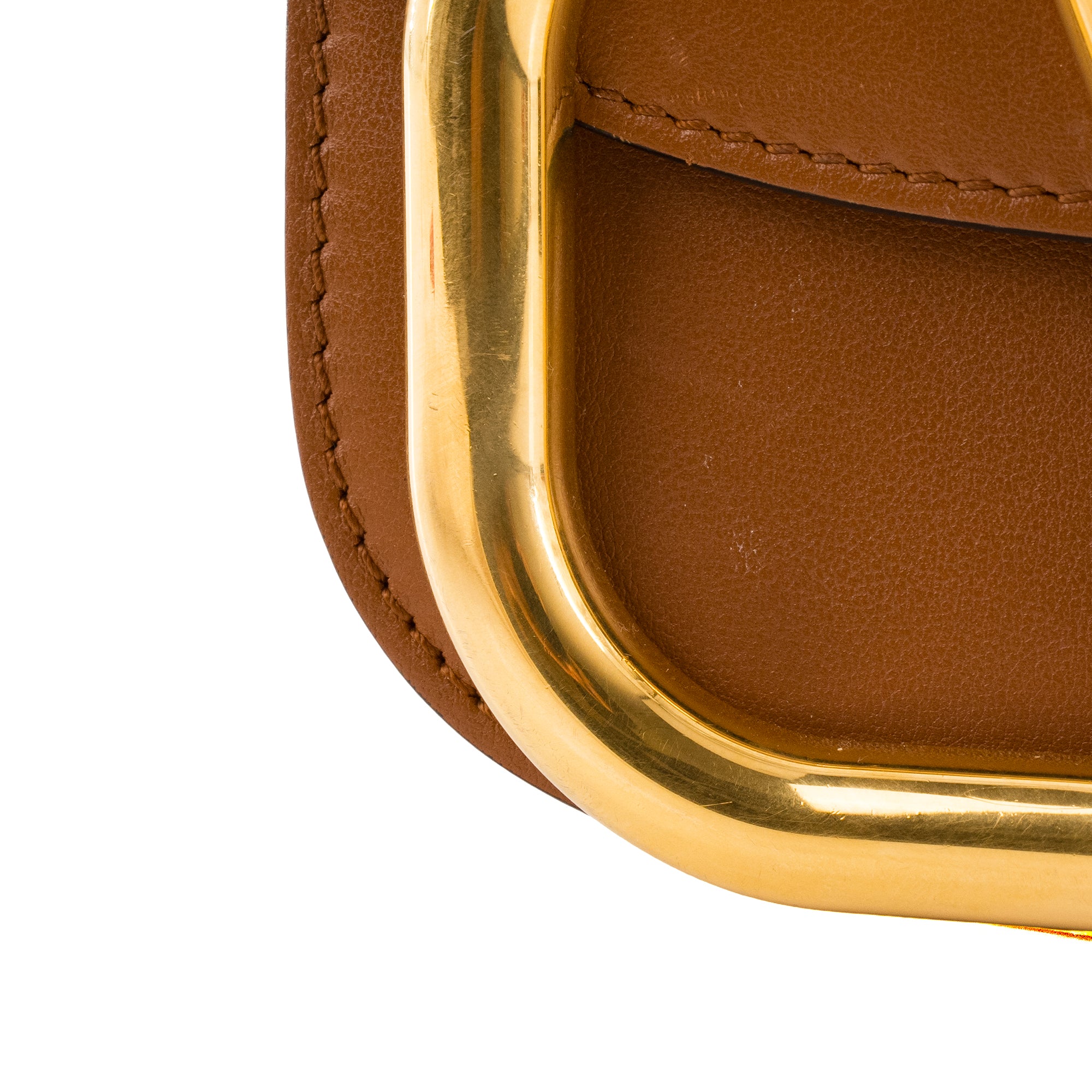 VALENTINO - Sac à bandoulière Supervee Valentino en cuir marron