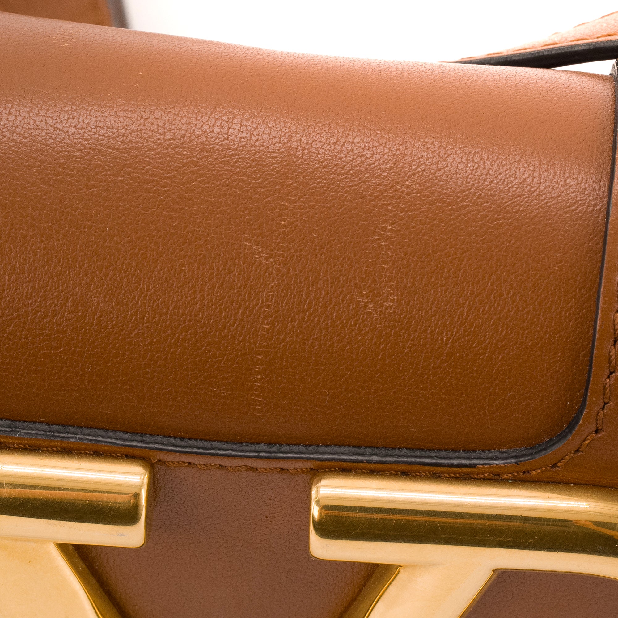 VALENTINO - Sac à bandoulière Supervee Valentino en cuir marron