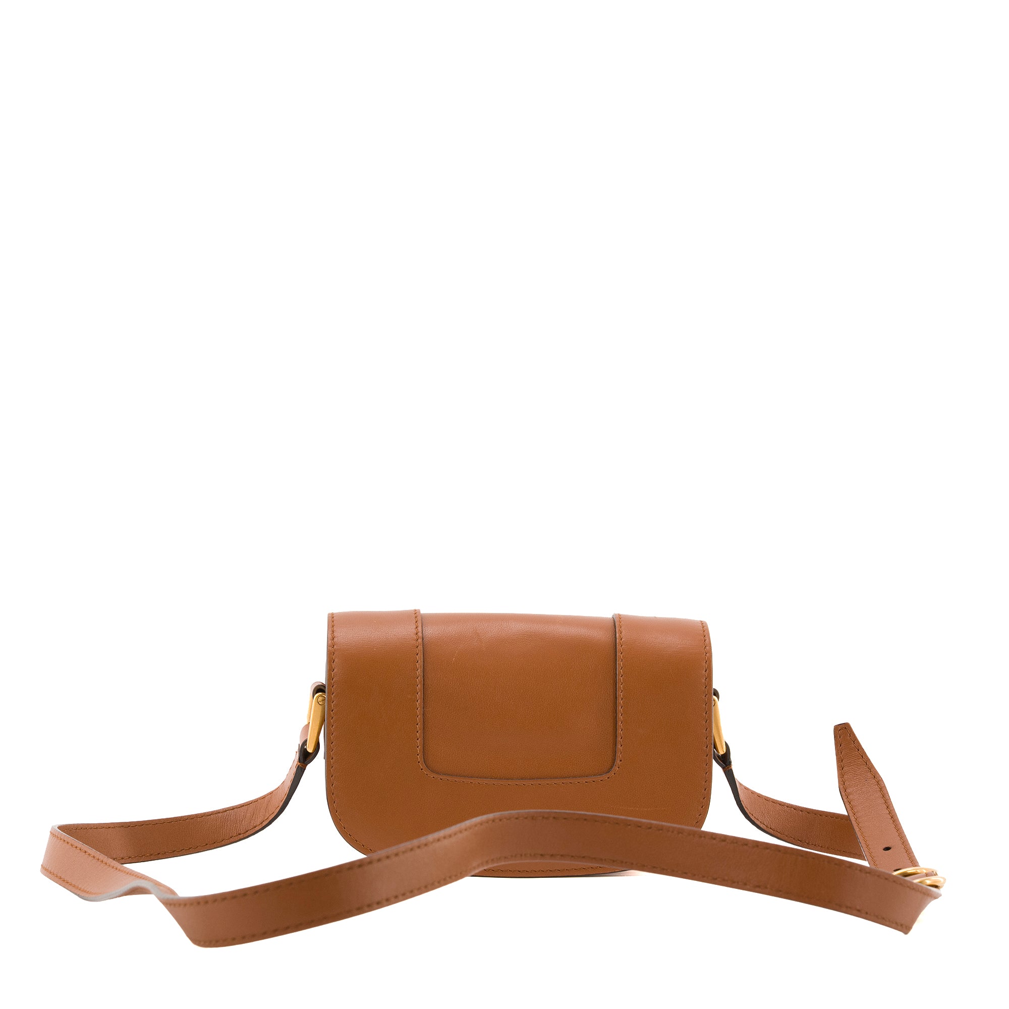 VALENTINO - Sac à bandoulière Supervee Valentino en cuir marron