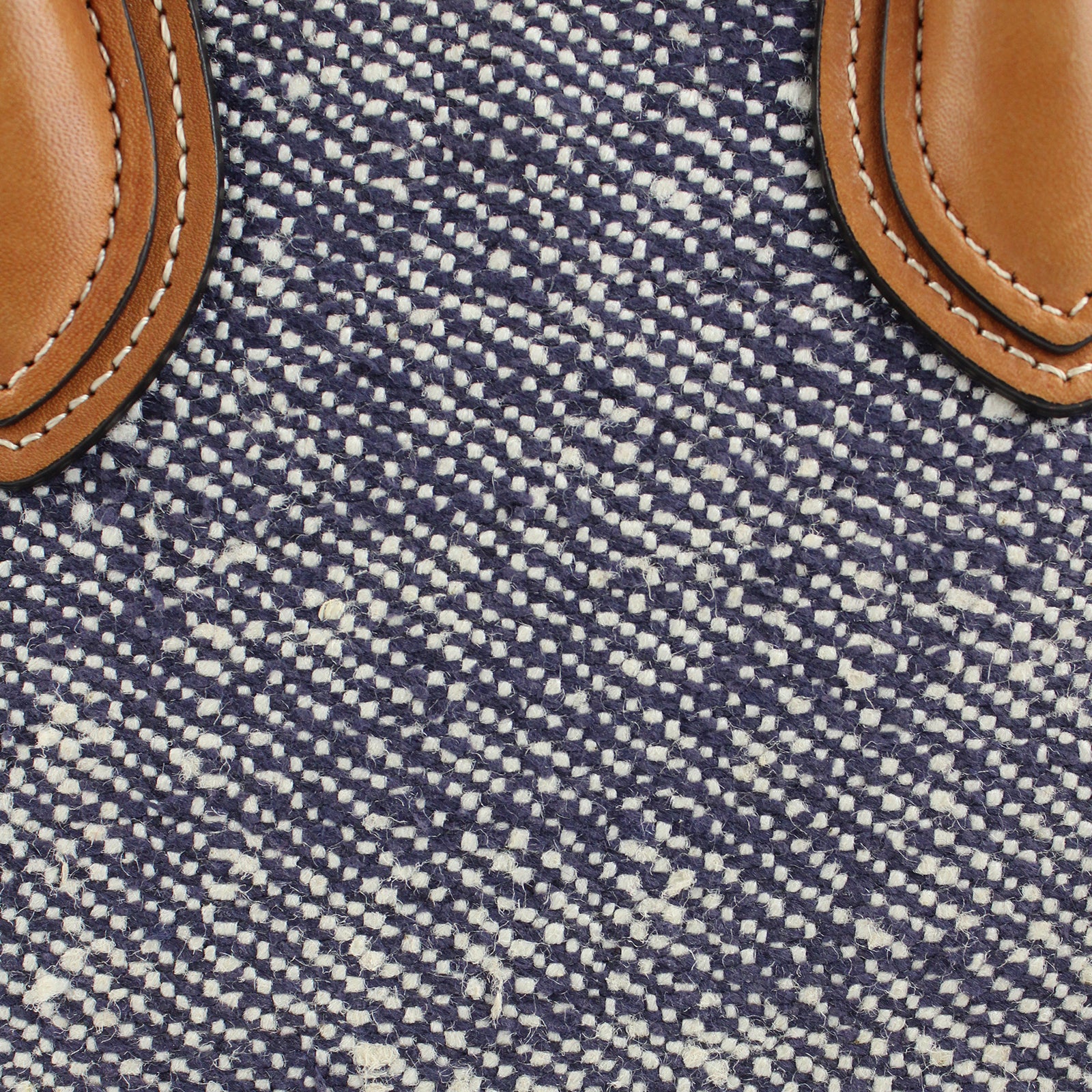 CELINE - Luggage nano bag in canvas and leather