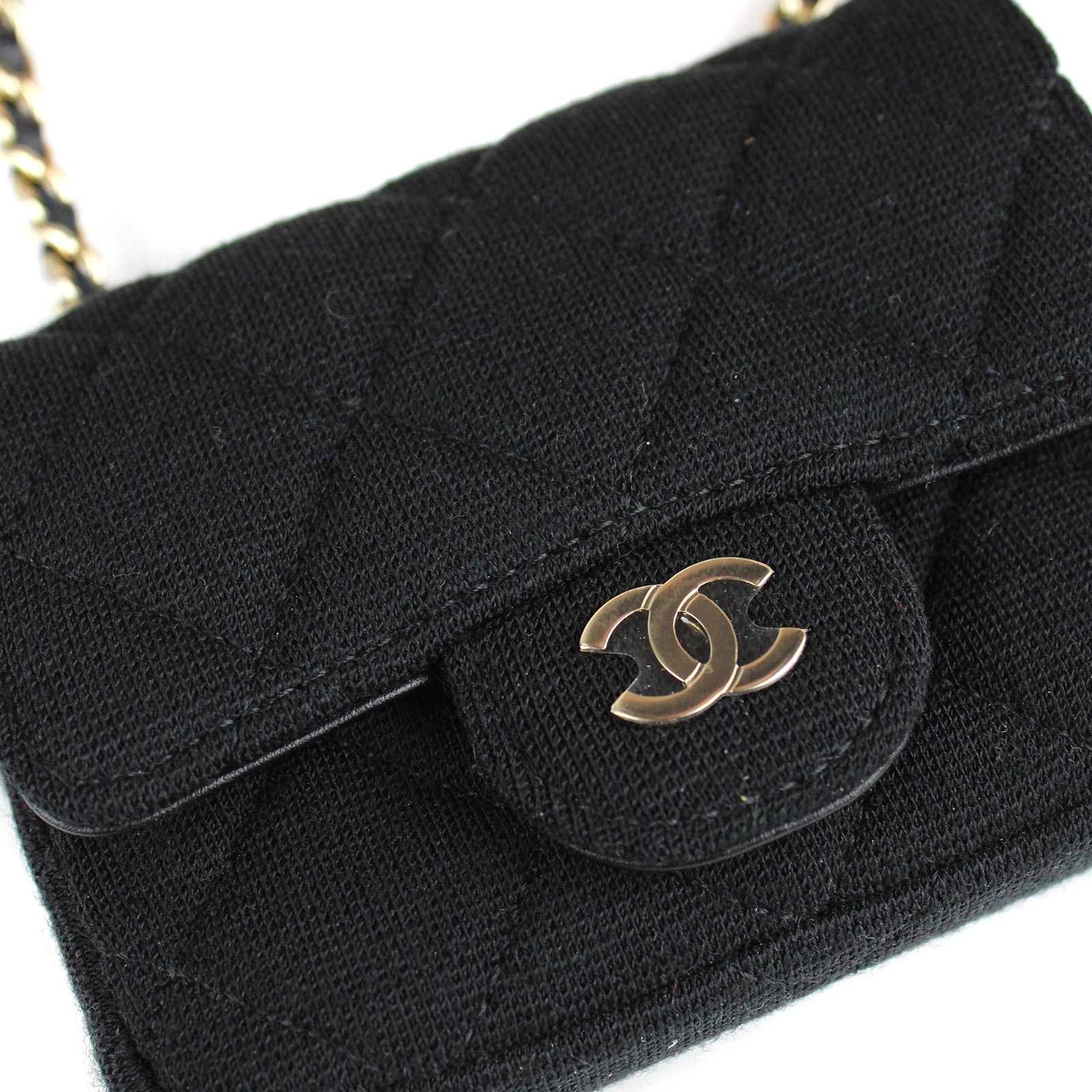 CHANEL - Micro bag porte cartes