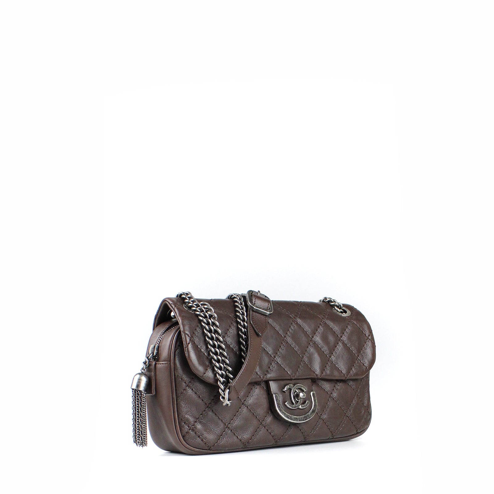 CHANEL - Sac Timeless à breloques métalliques