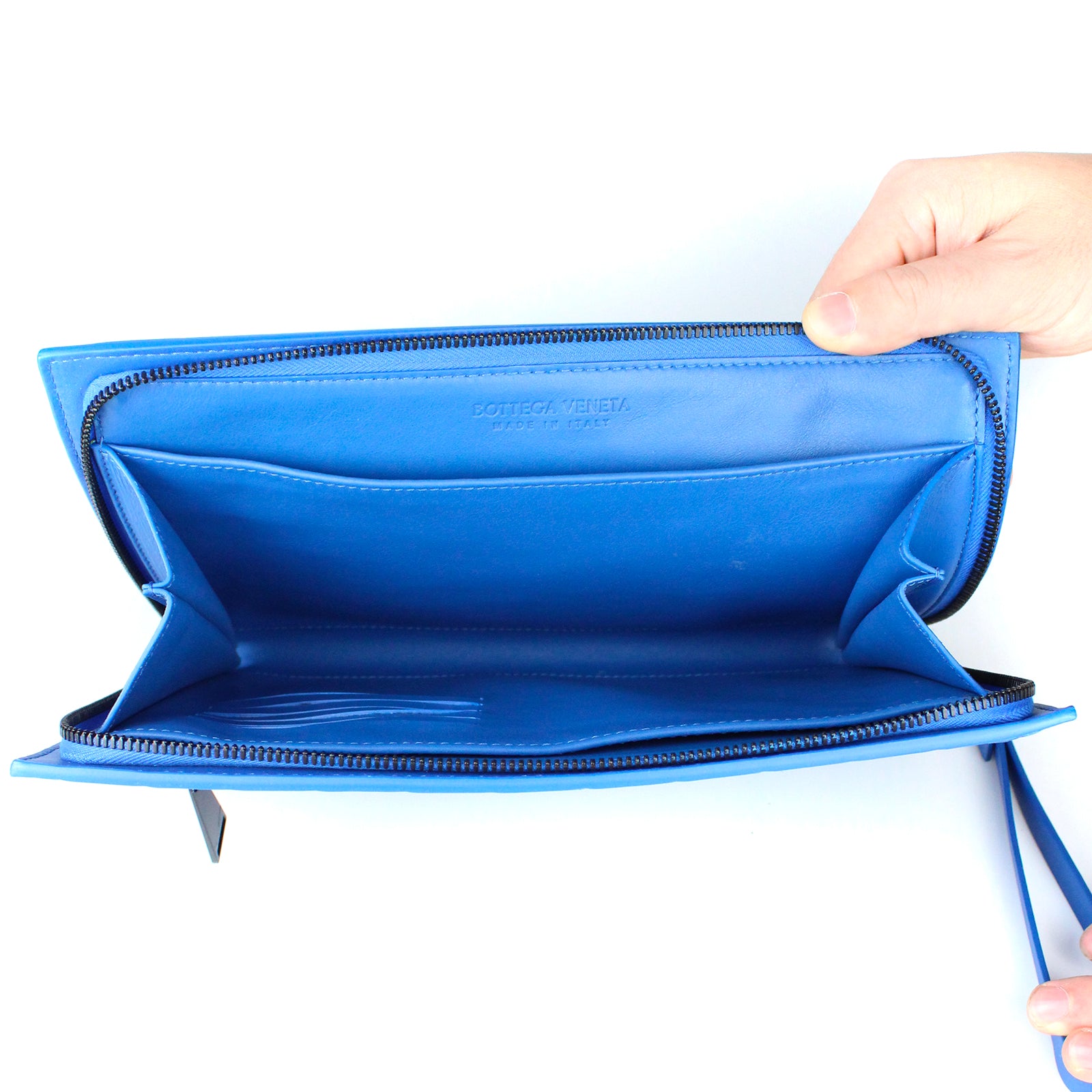 BOTTEGA VENETA - Leather clutch