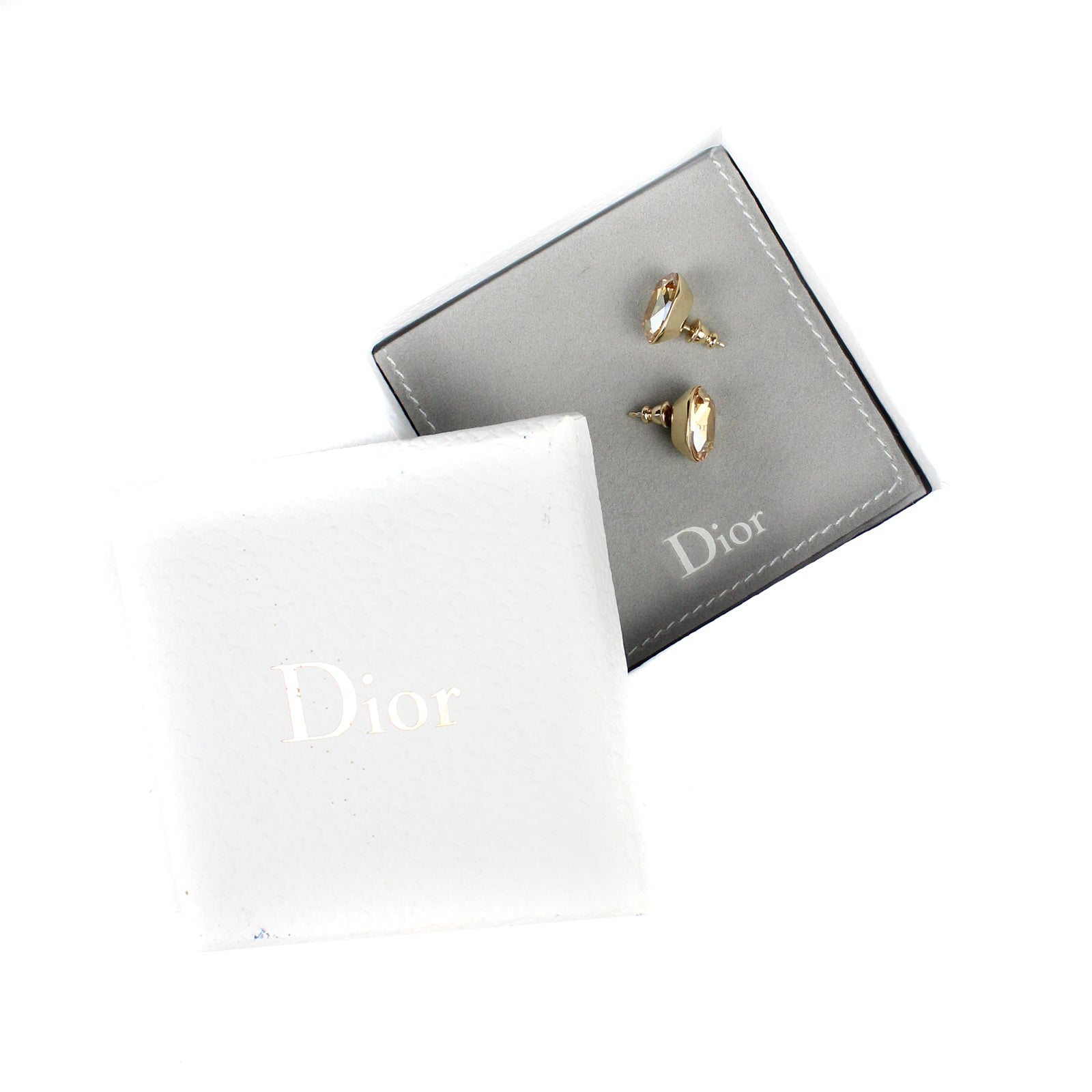 DIOR - Boucles d'oreilles diamant
