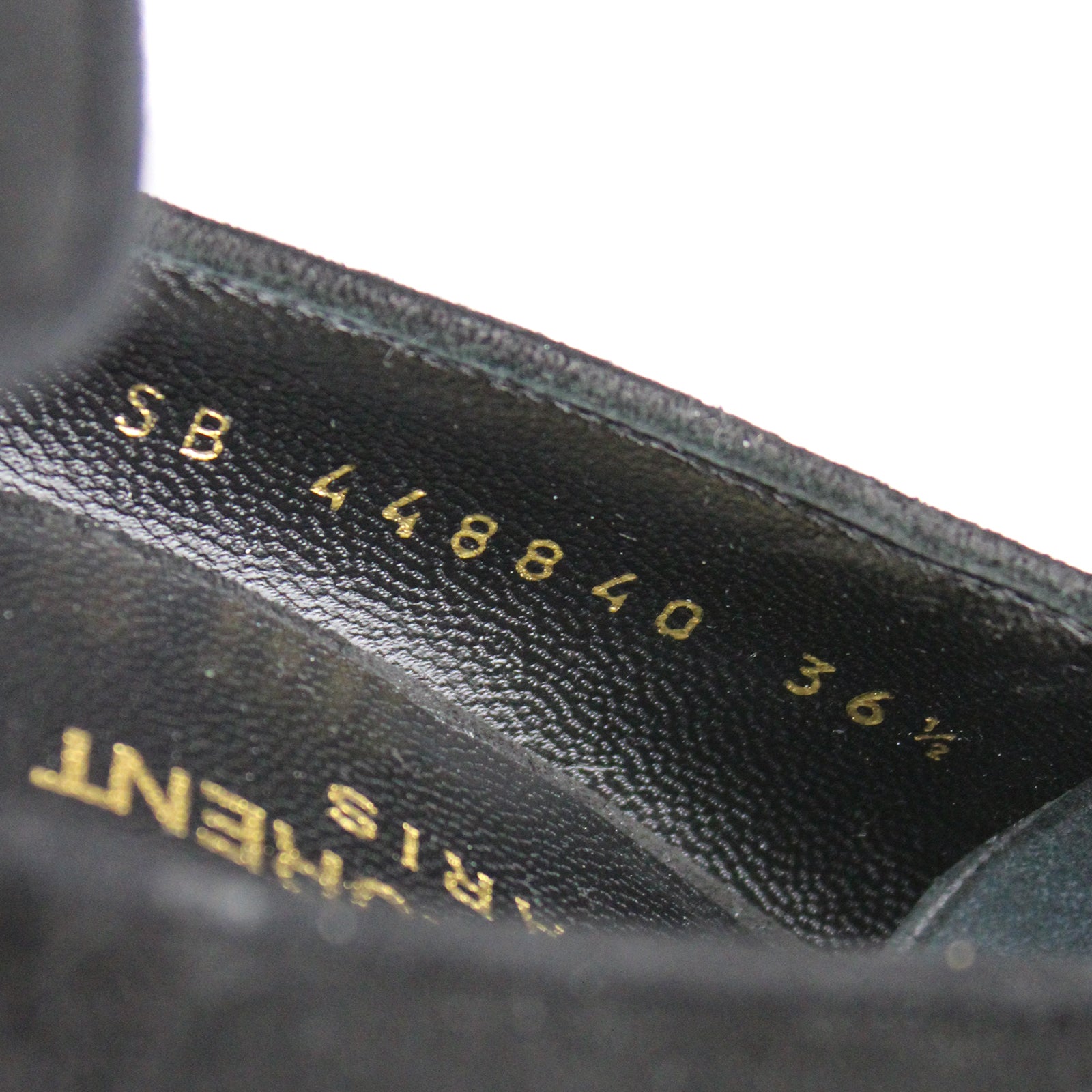 SAINT LAURENT - Rhinestone pumps (T36.5)